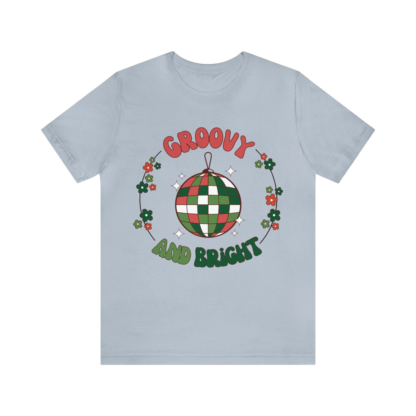 Red Circle Merry and Bright Jingle Ball - Unisex T-shirt