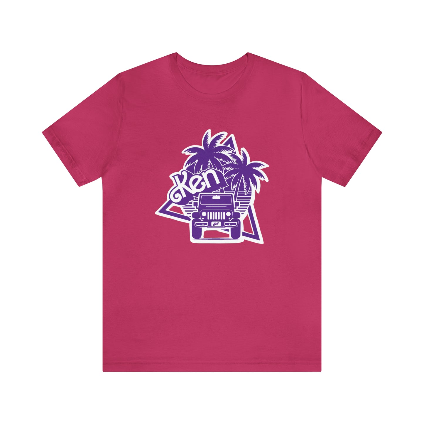 All Purple Ken, Beep Beep KEN Jeep, Unisex Jersey Short Sleeve Tee