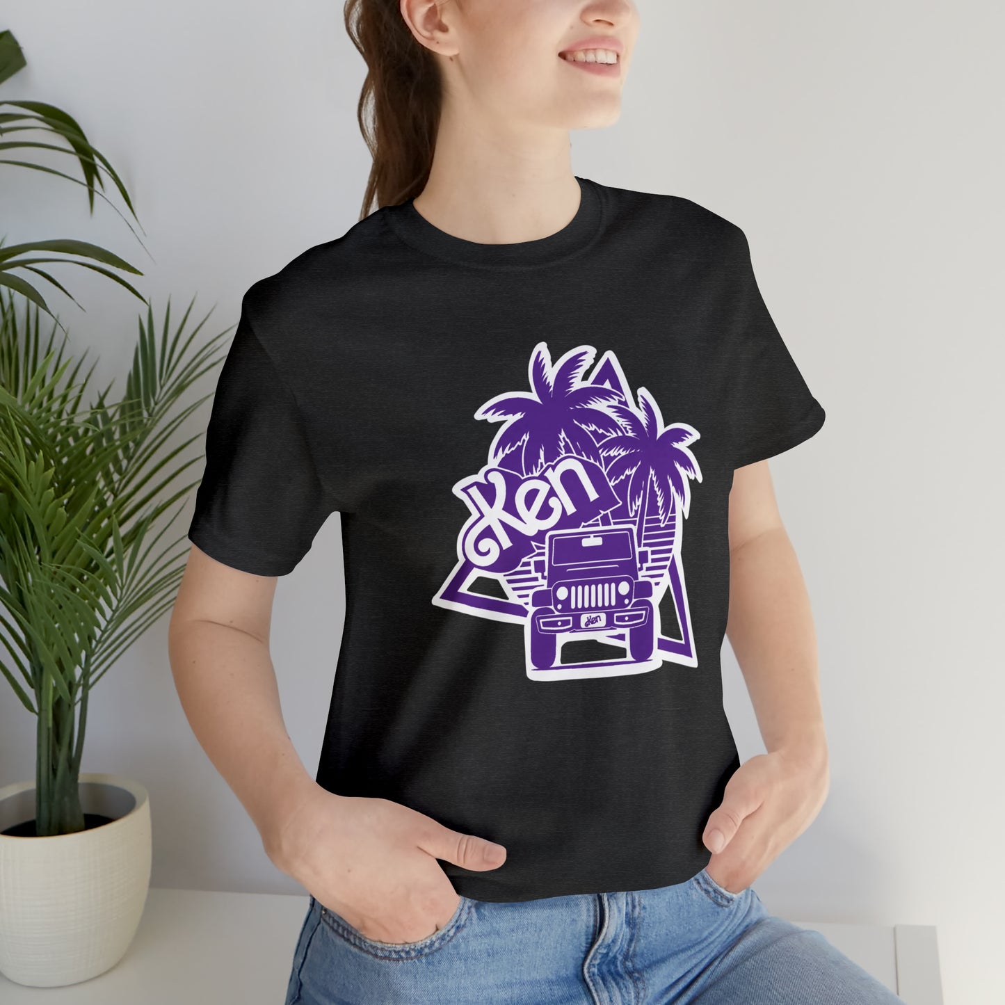 All Purple Ken, Beep Beep KEN Jeep, Unisex Jersey Short Sleeve Tee
