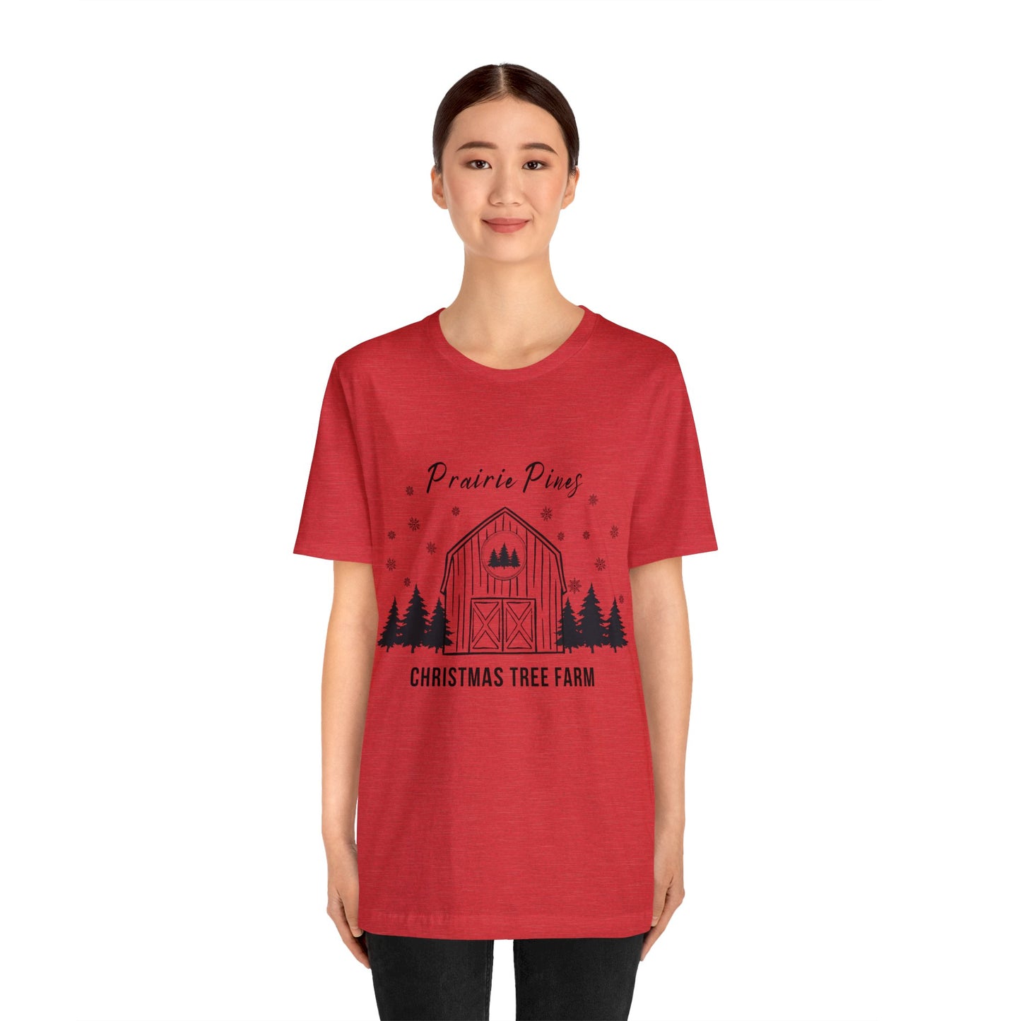 Prairie Pines Black Text - Unisex T-shirt