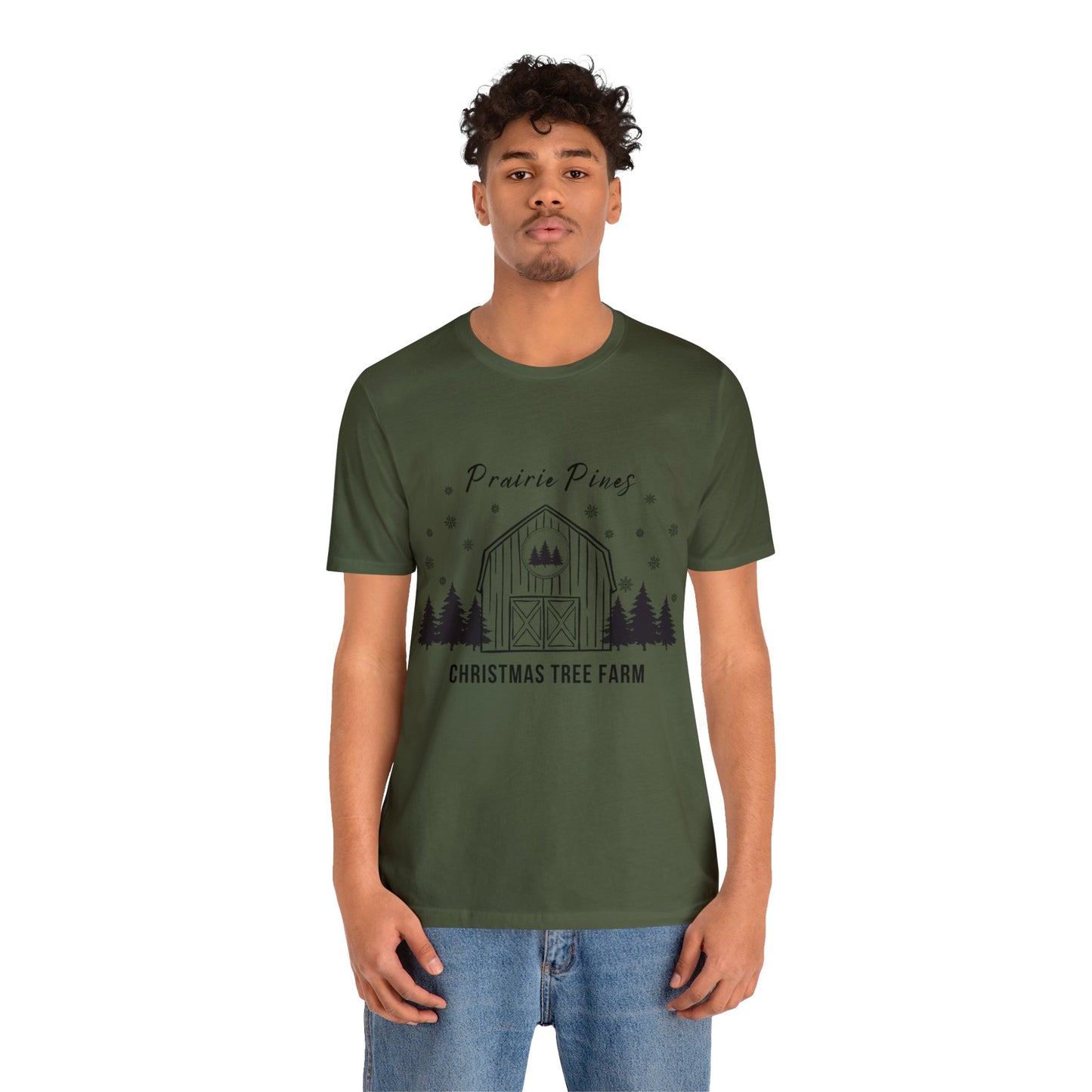 Prairie Pines Black Text - Unisex T-shirt