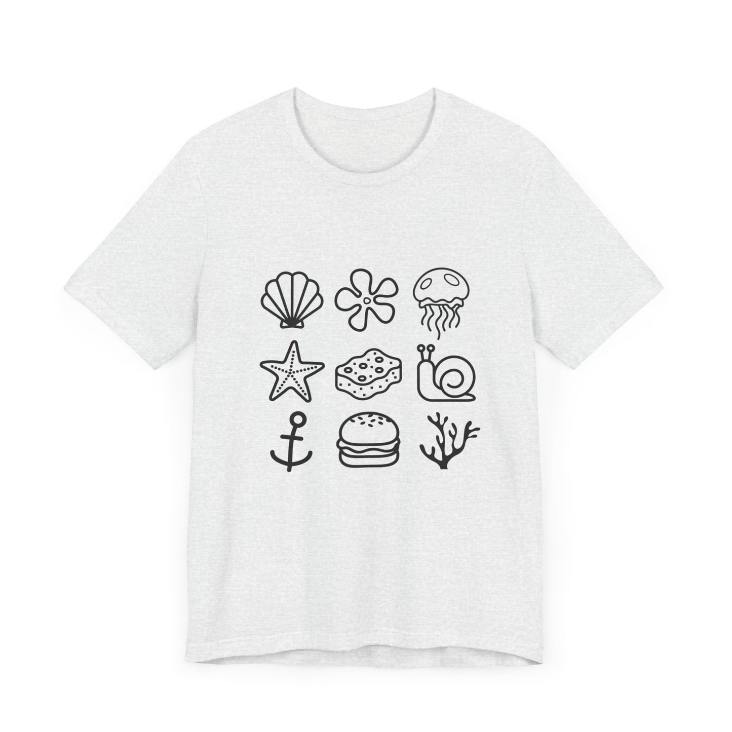 Spongey Minimalist Grid - Unisex Shirt