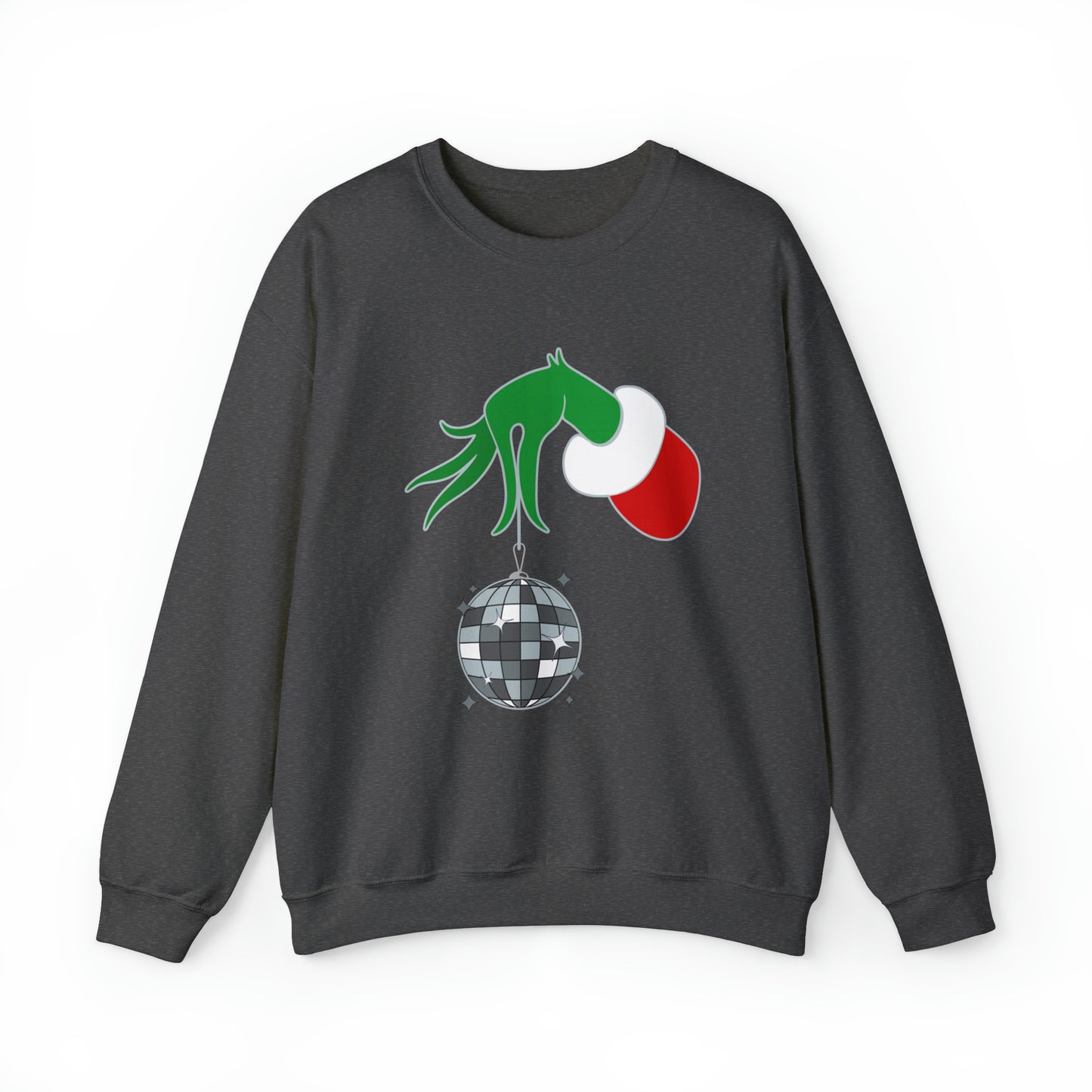 Grinchy Groovy and Bright Jingle Disco Ball - Sweatshirt