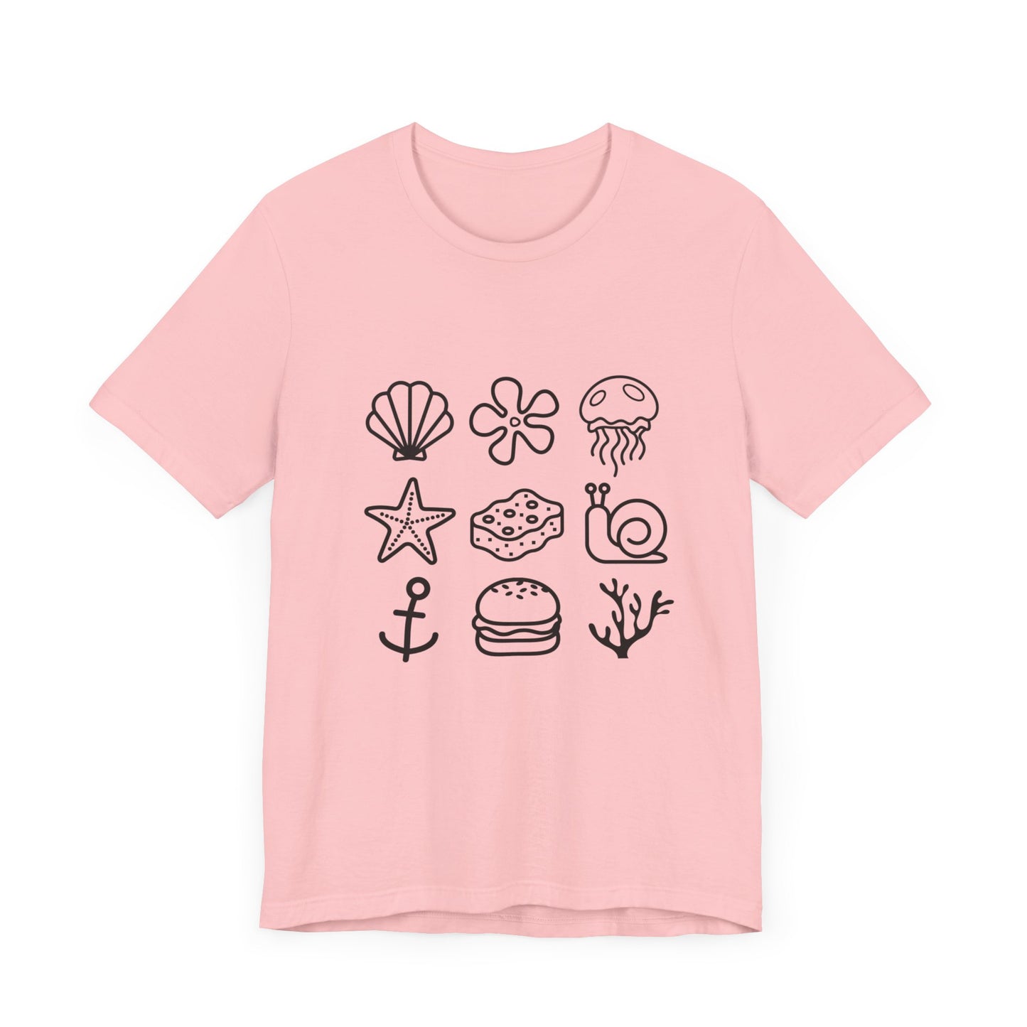 Spongey Minimalist Grid - Unisex Shirt