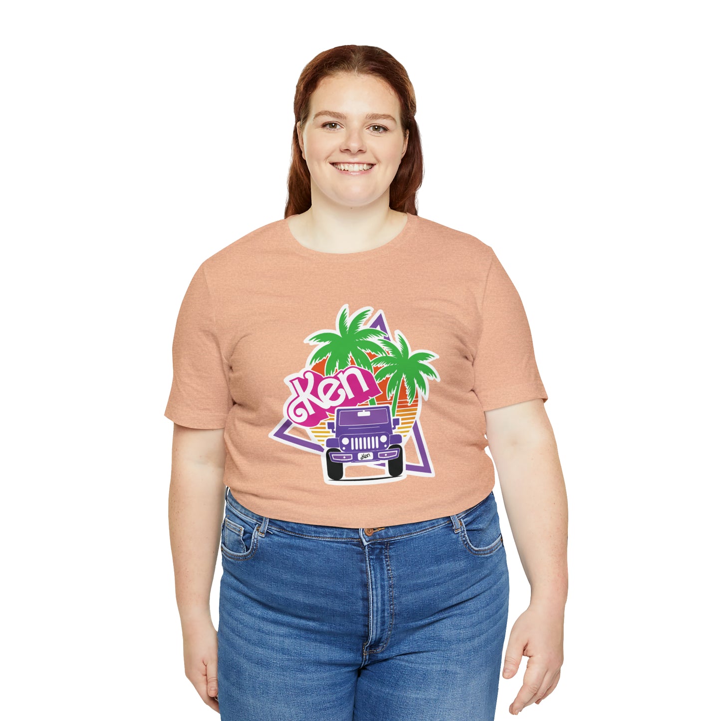 Purple Ken, Beep Beep KEN Jeep, Unisex Jersey Short Sleeve Tee