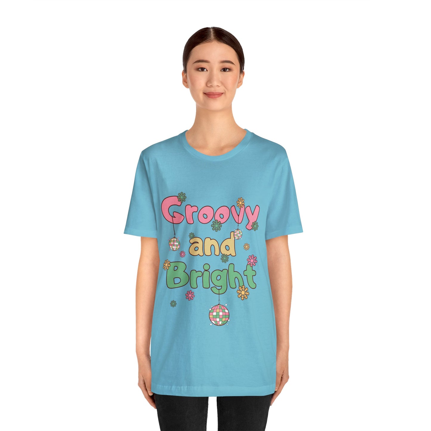 Pinkish Groovy and Bright Jingle Disco Ball - Unisex T-shirt