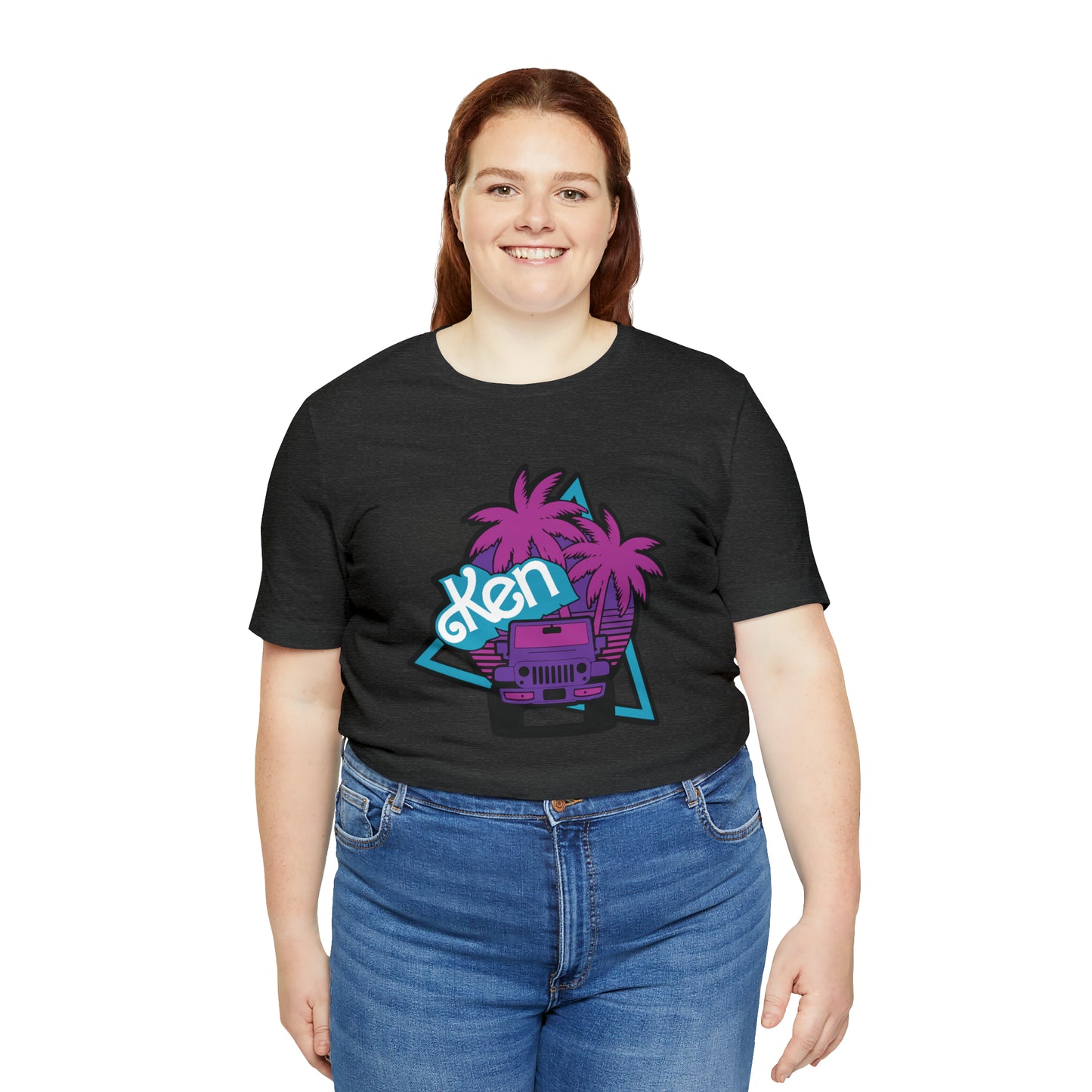 Neon Ken, Beep Beep KEN Jeep, Unisex Jersey Short Sleeve Tee
