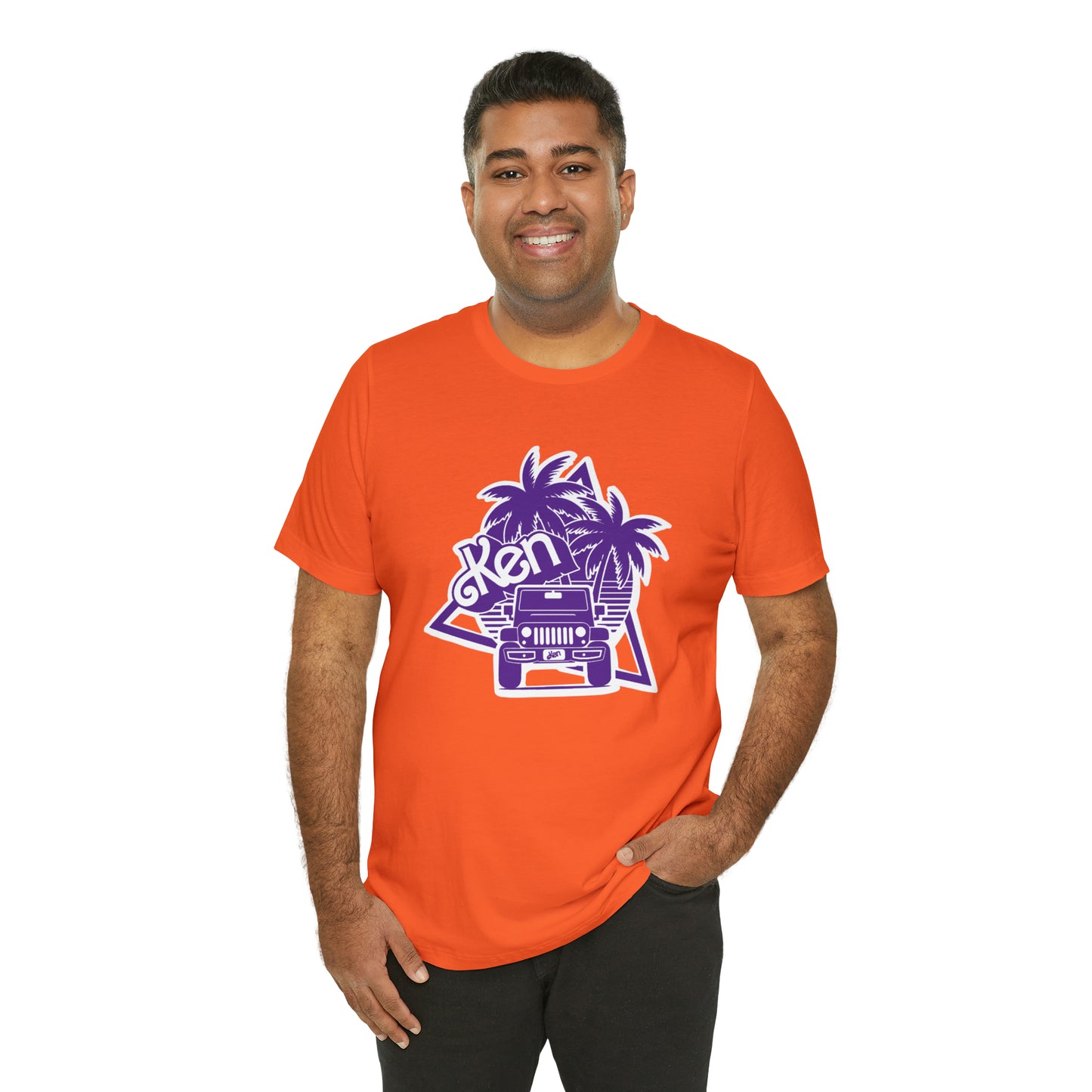 All Purple Ken, Beep Beep KEN Jeep, Unisex Jersey Short Sleeve Tee