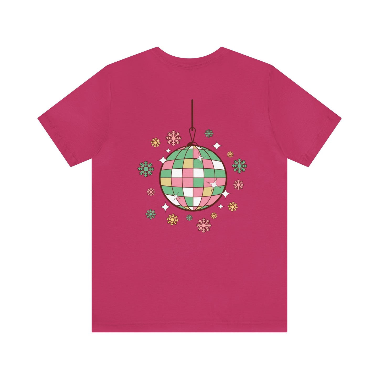 Pinkish Groovy and Bright Jingle Disco Ball - Unisex T-shirt