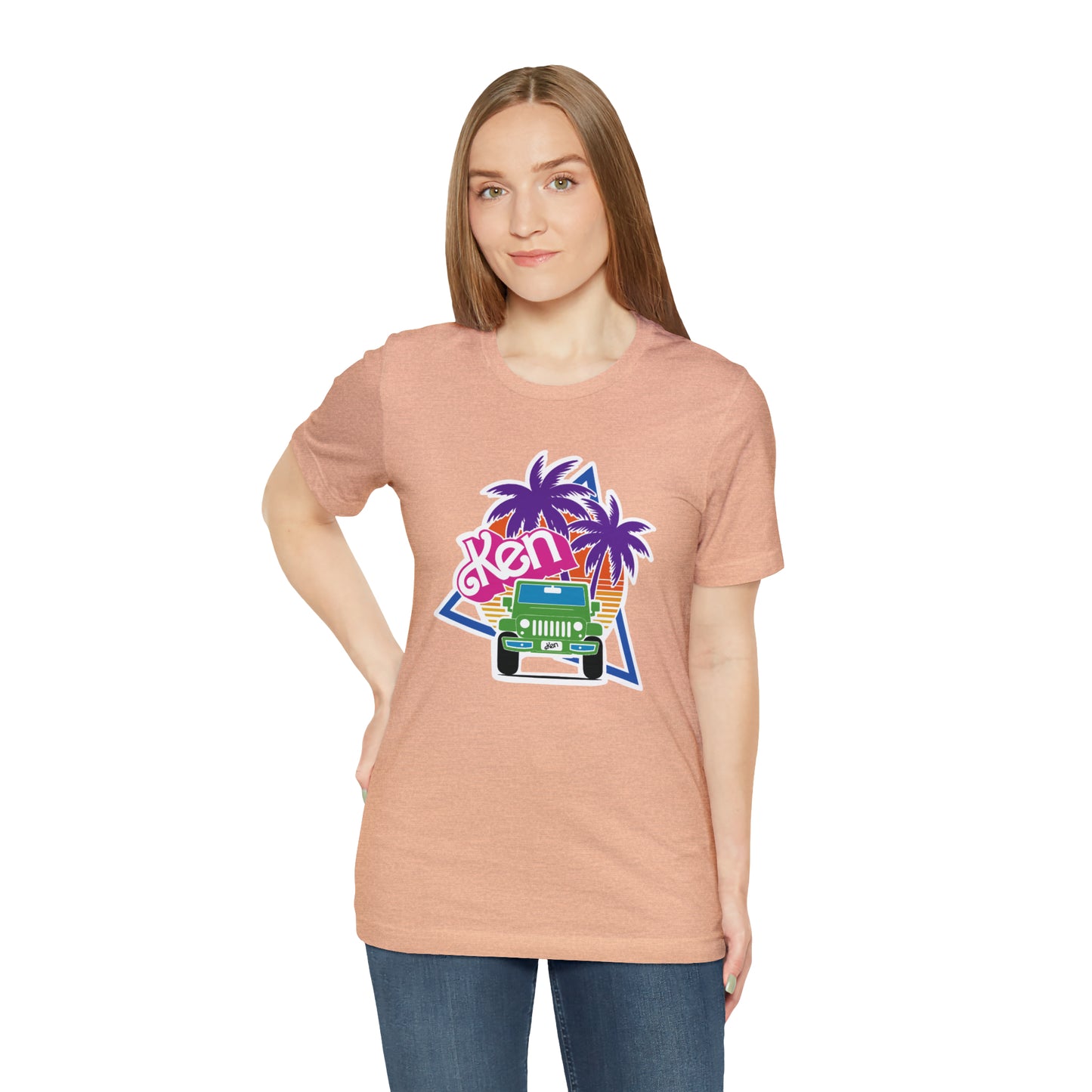 Green Ken, Beep Beep KEN Jeep, Unisex Jersey Short Sleeve Tee