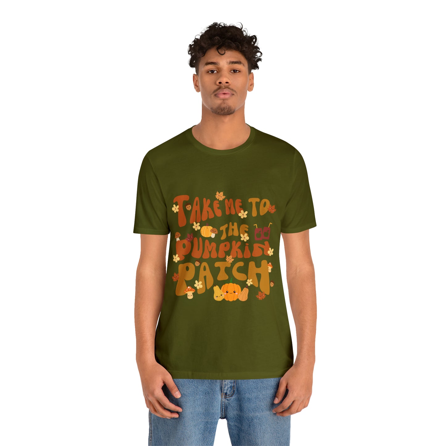 Take me to the Pumpkin Patch, Unisex Jersey Short Sleeve Tee
