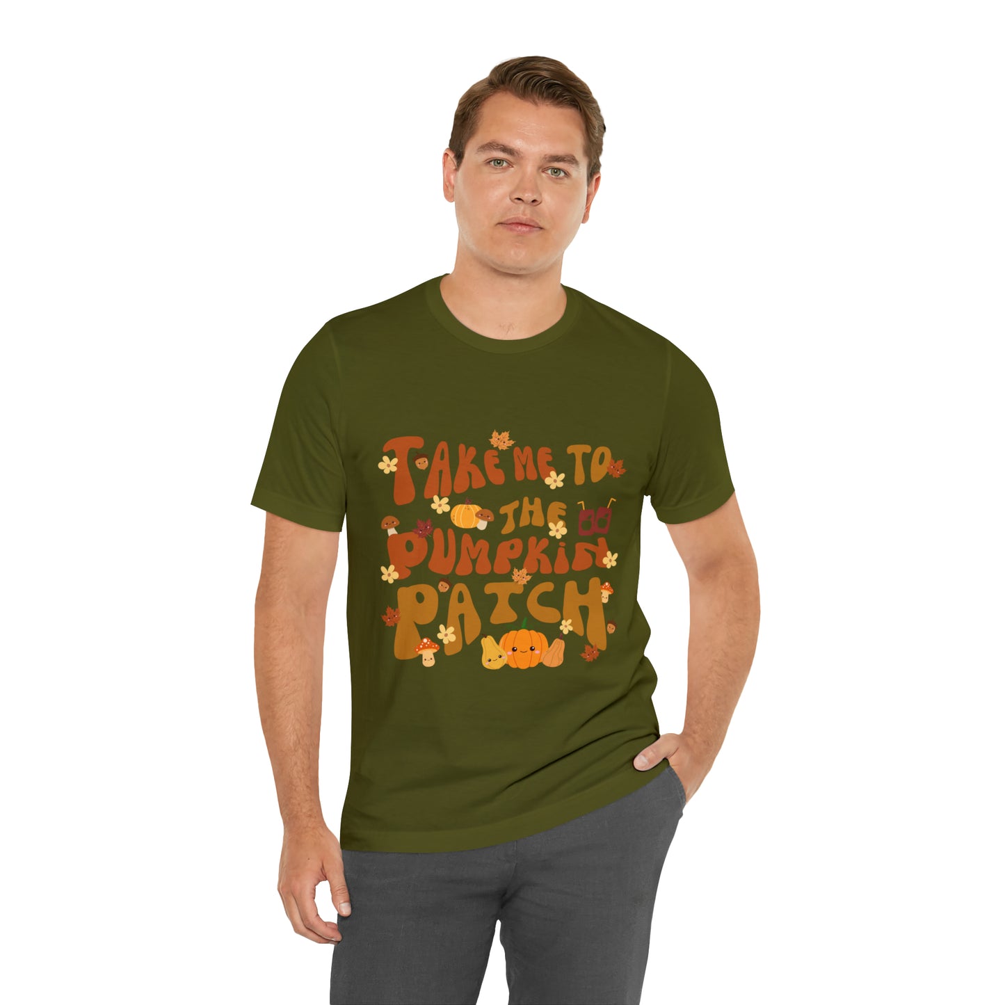 Take me to the Pumpkin Patch, Unisex Jersey Short Sleeve Tee