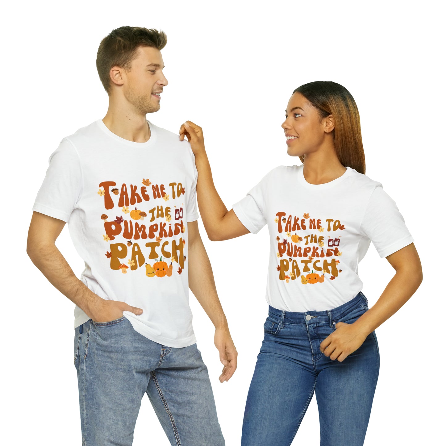 Take me to the Pumpkin Patch, Unisex Jersey Short Sleeve Tee
