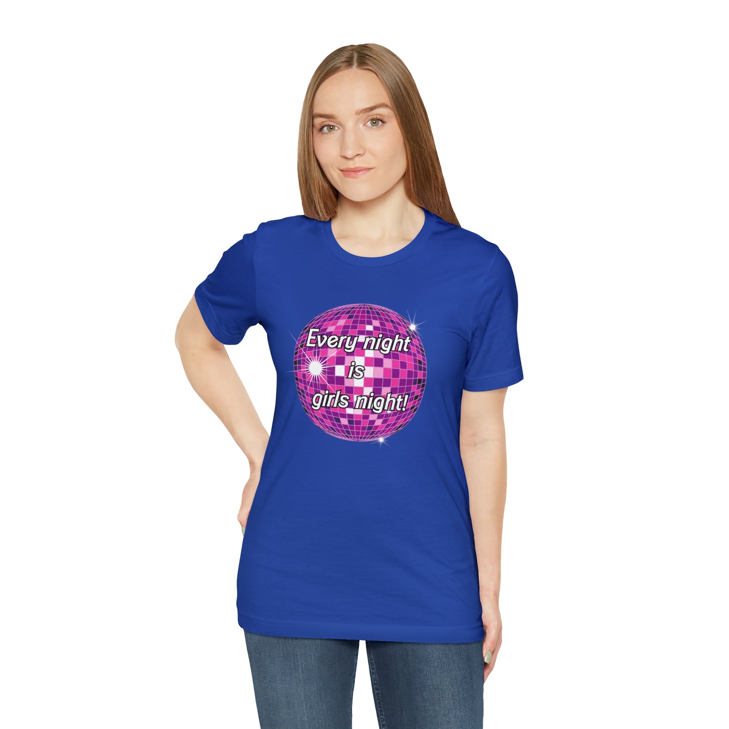 Disco Girls Night barbie, Unisex Jersey Short Sleeve Tee
