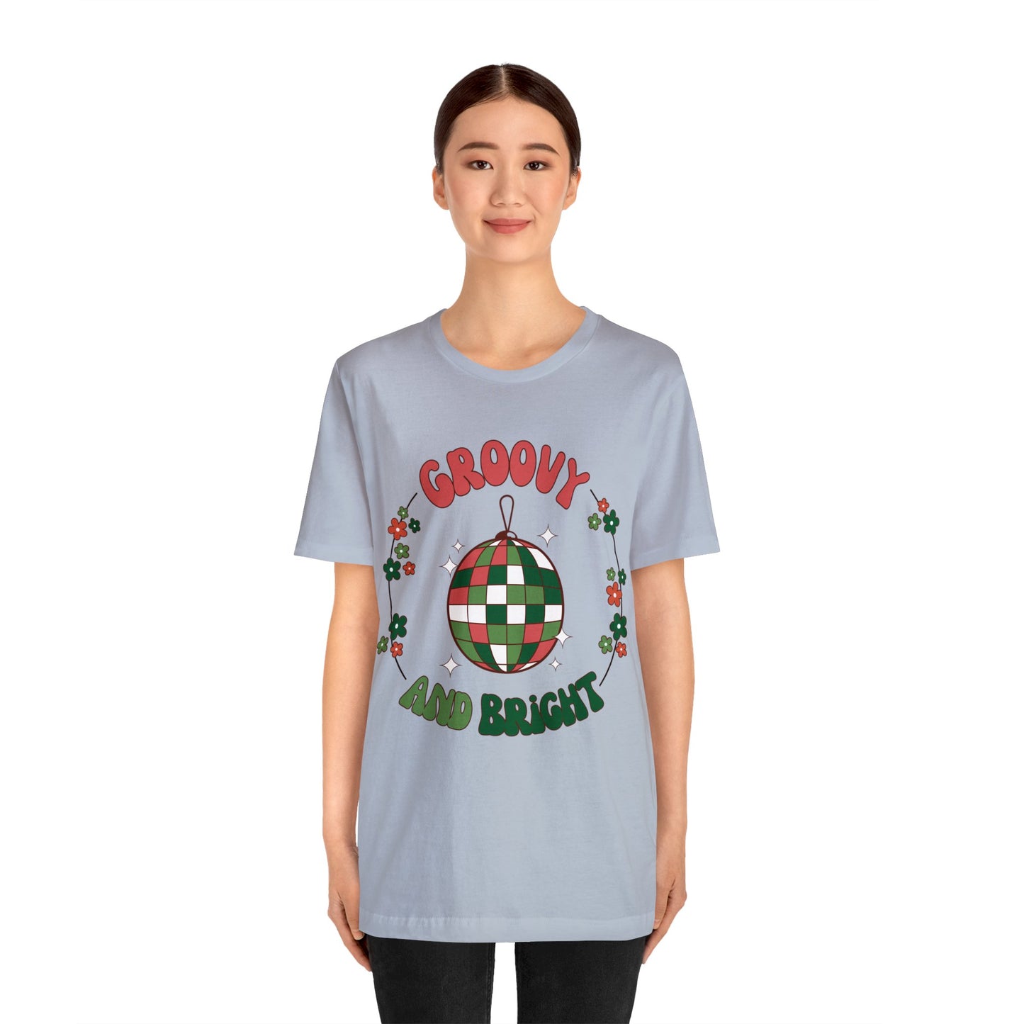 Red Circle Merry and Bright Jingle Ball - Unisex T-shirt