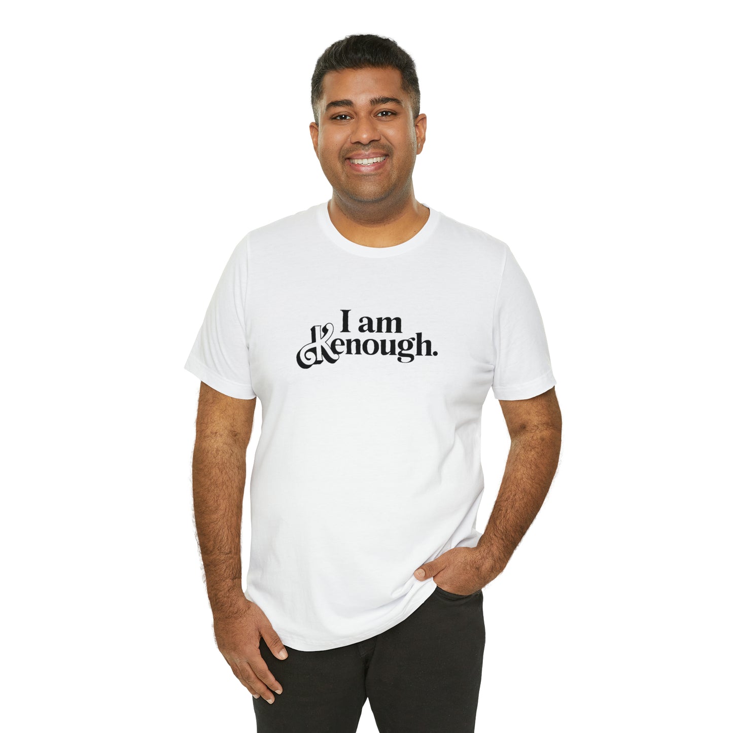Black Kenough, Unisex Jersey Short Sleeve Tee