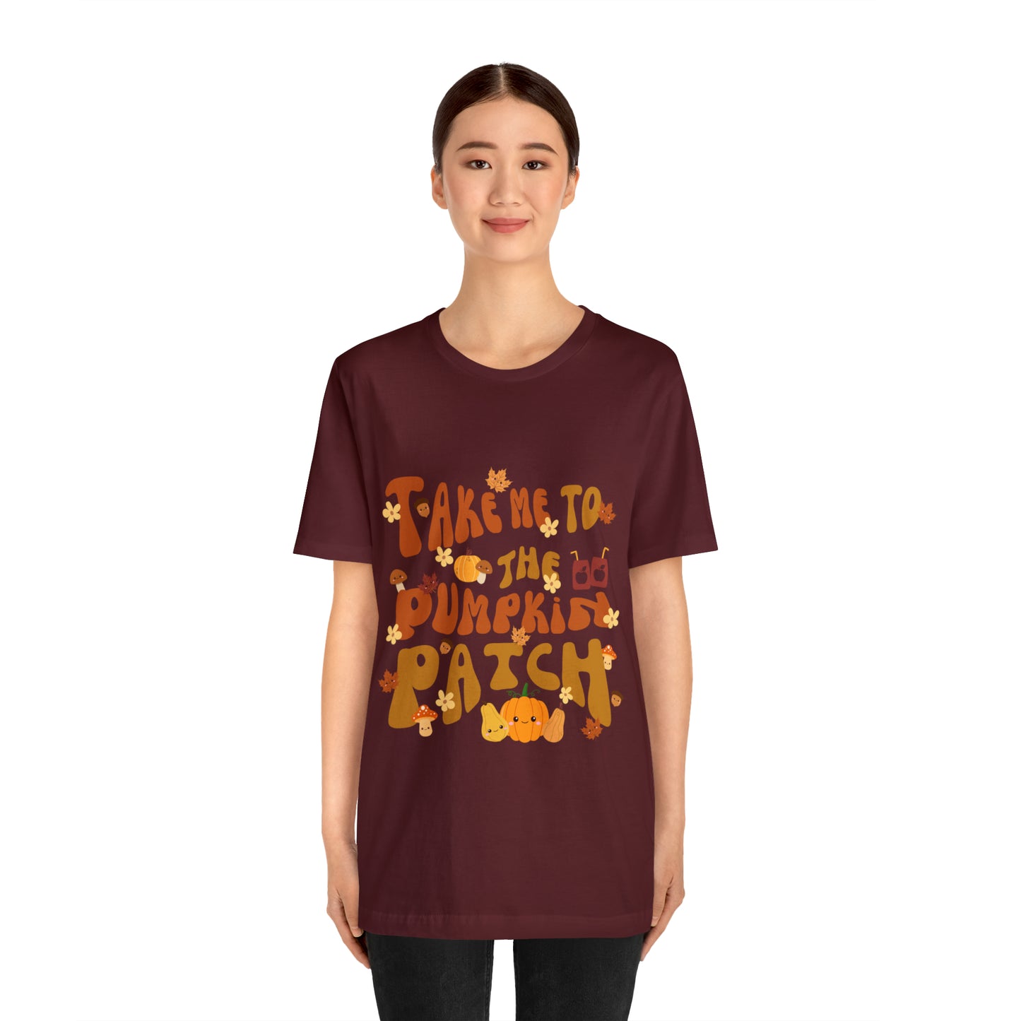 Take me to the Pumpkin Patch, Unisex Jersey Short Sleeve Tee