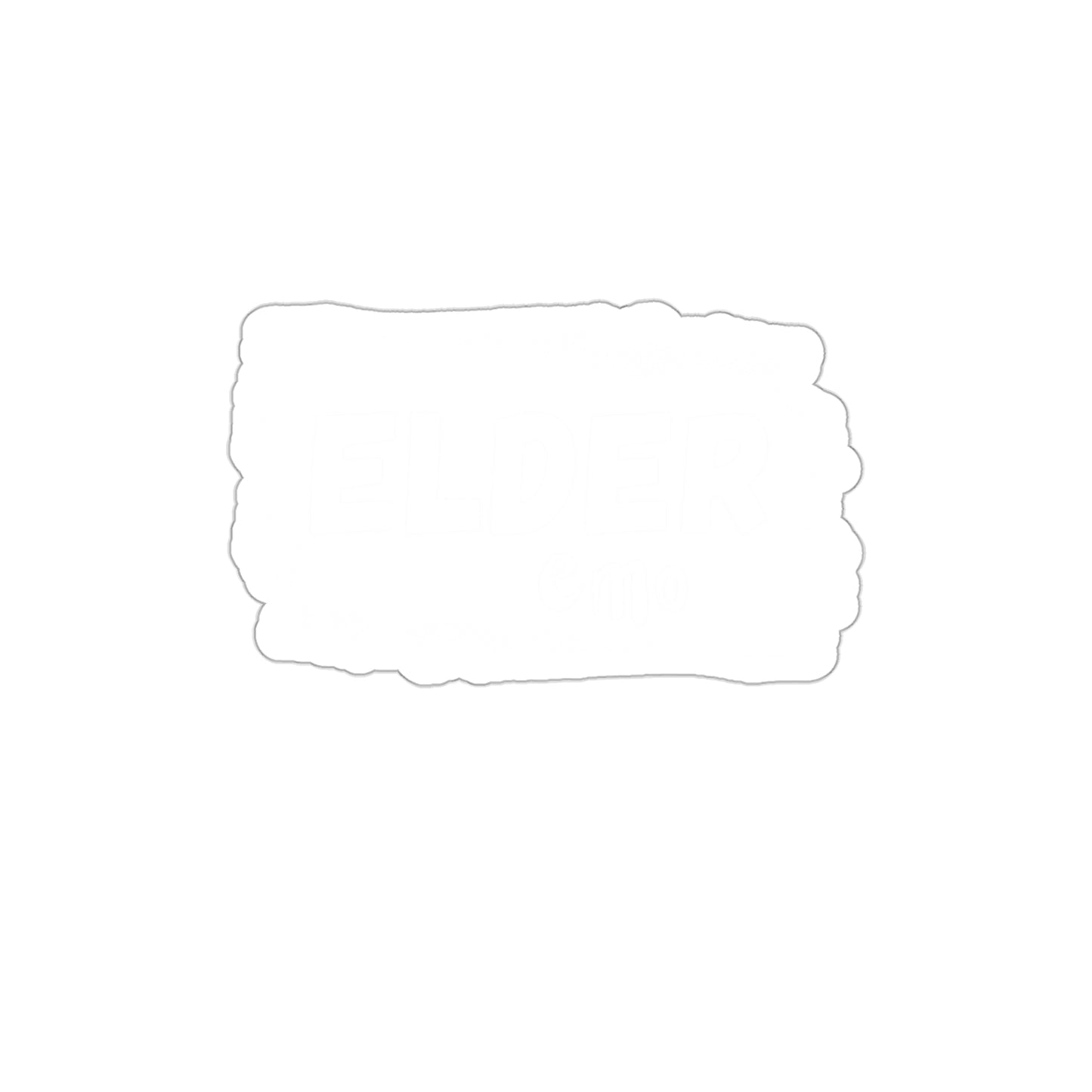 Elder Emo Sticker Version 4,  3" x 3'