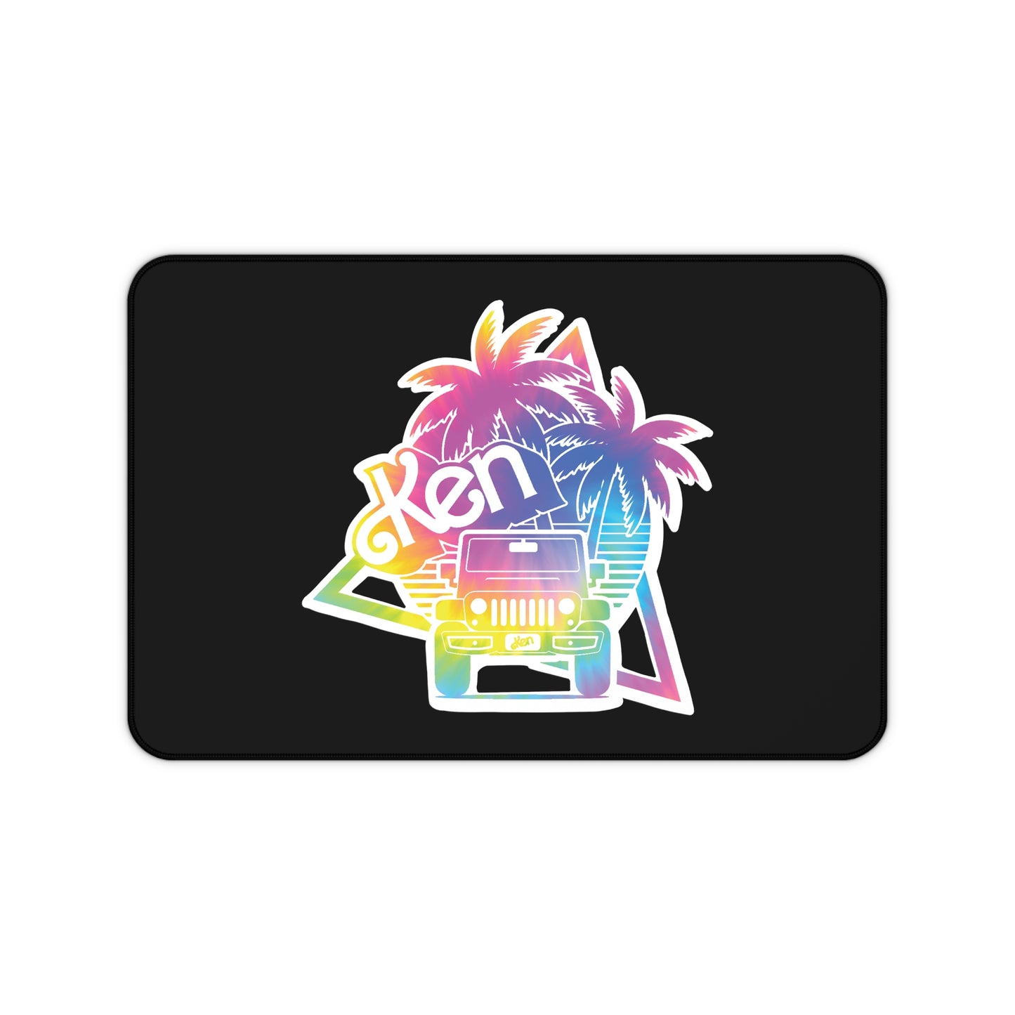 Ken Tie dye Desk Mat, 12 x 18 inches