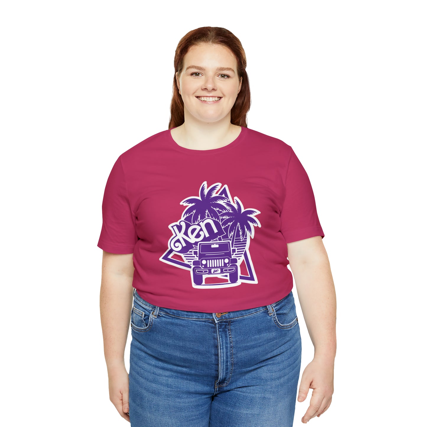 All Purple Ken, Beep Beep KEN Jeep, Unisex Jersey Short Sleeve Tee