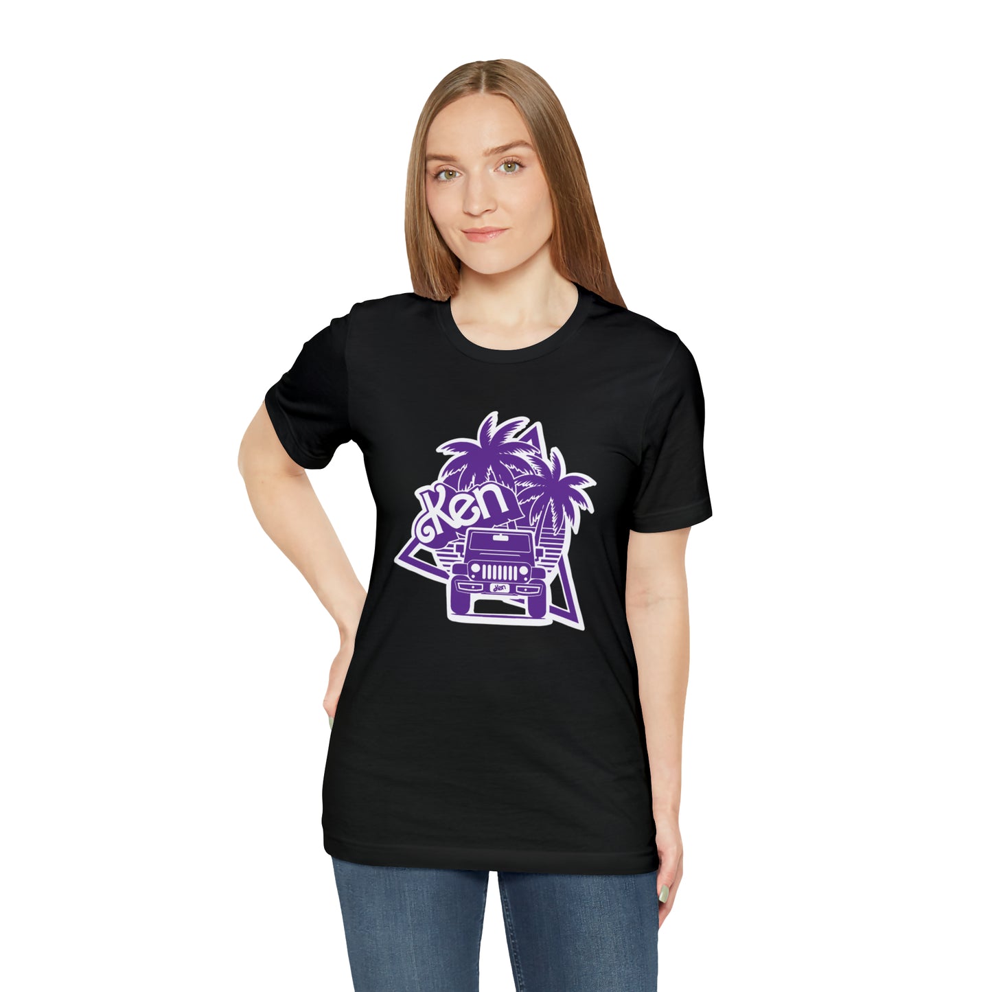 All Purple Ken, Beep Beep KEN Jeep, Unisex Jersey Short Sleeve Tee