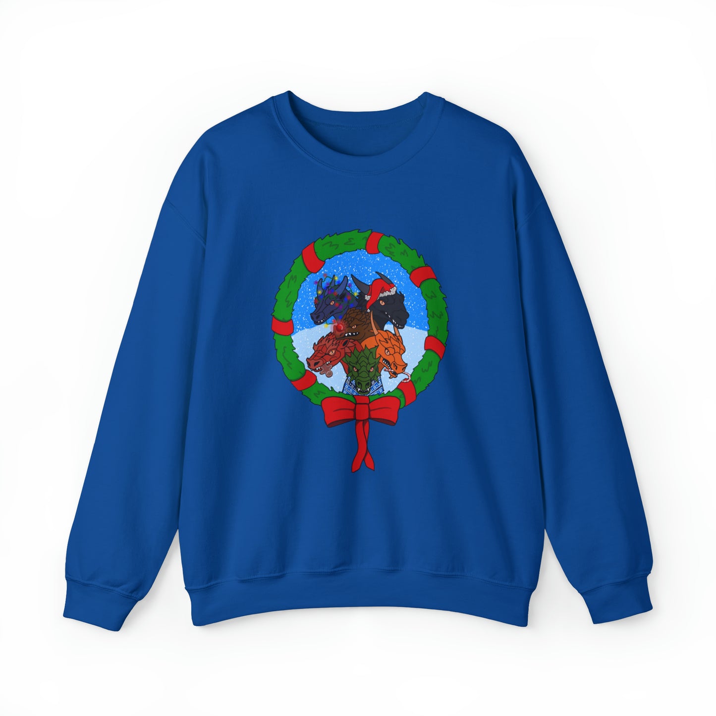 Dragon Christmas with snow - Unisex Sweatshirt