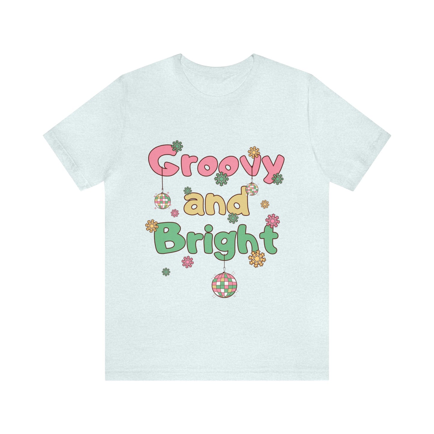 Pinkish Groovy and Bright Jingle Disco Ball - Unisex T-shirt