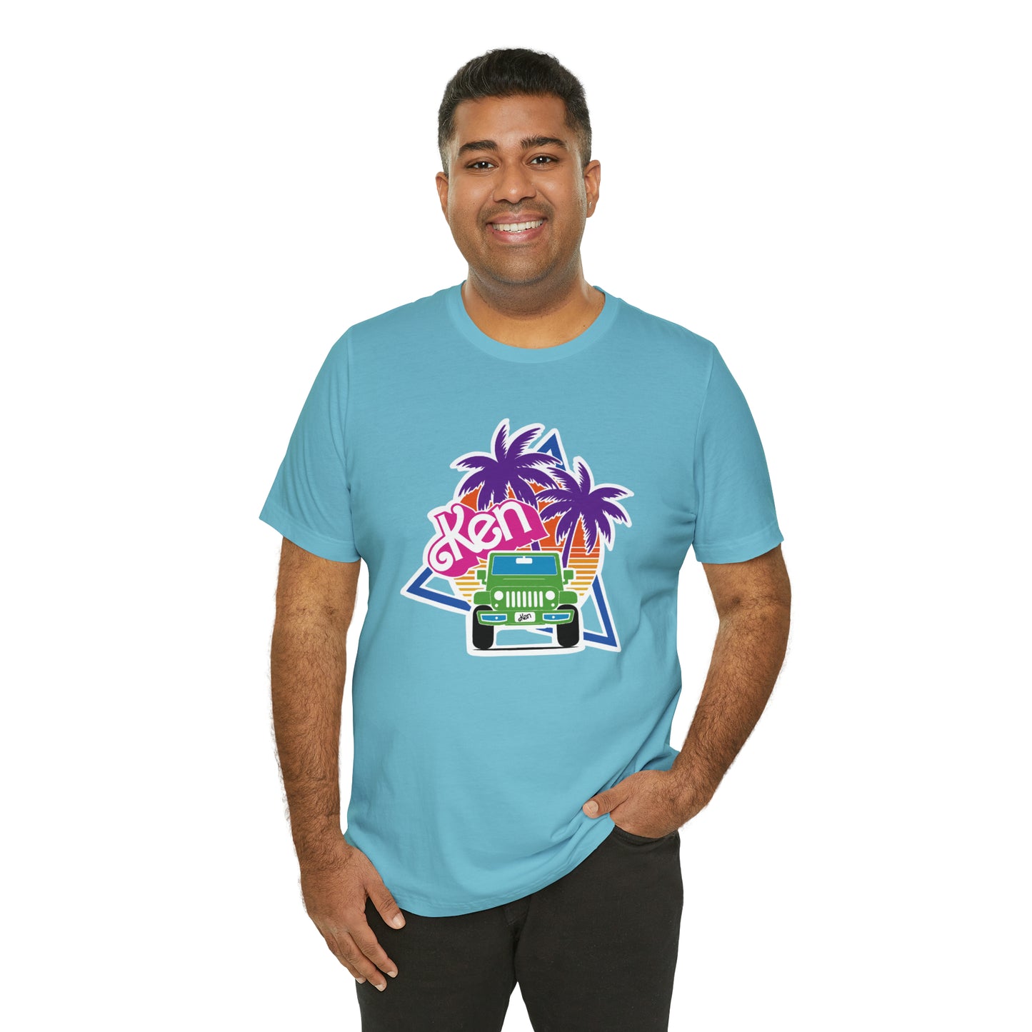 Green Ken, Beep Beep KEN Jeep, Unisex Jersey Short Sleeve Tee