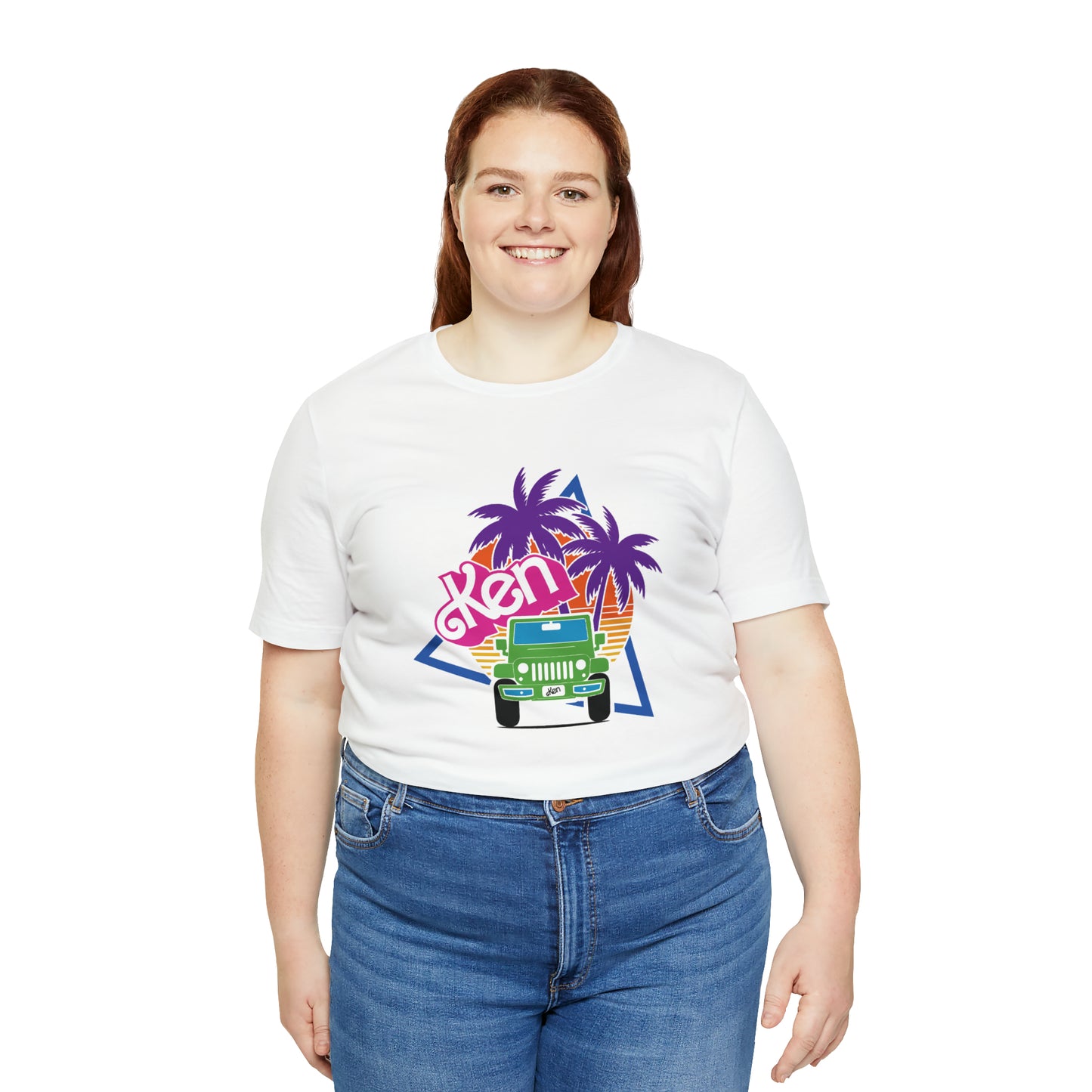 Green Ken, Beep Beep KEN Jeep, Unisex Jersey Short Sleeve Tee