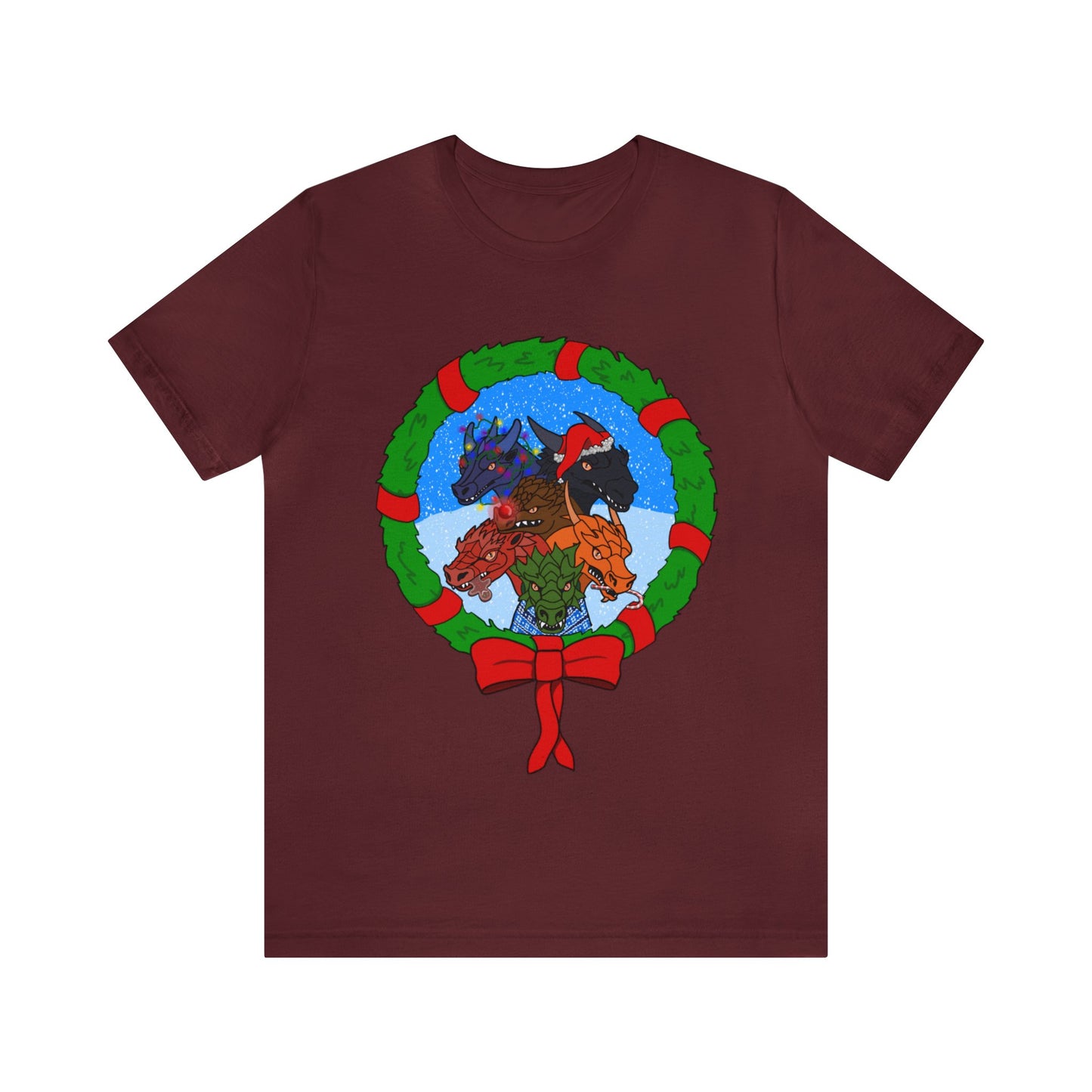 Dragon Christmas with Snowglobe Version - Unisex T-shirt