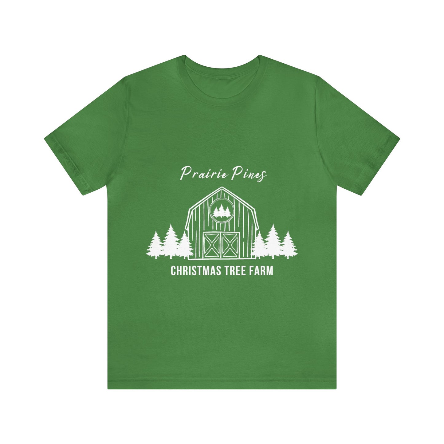 Prairie Pines White Text - Unisex T-shirt