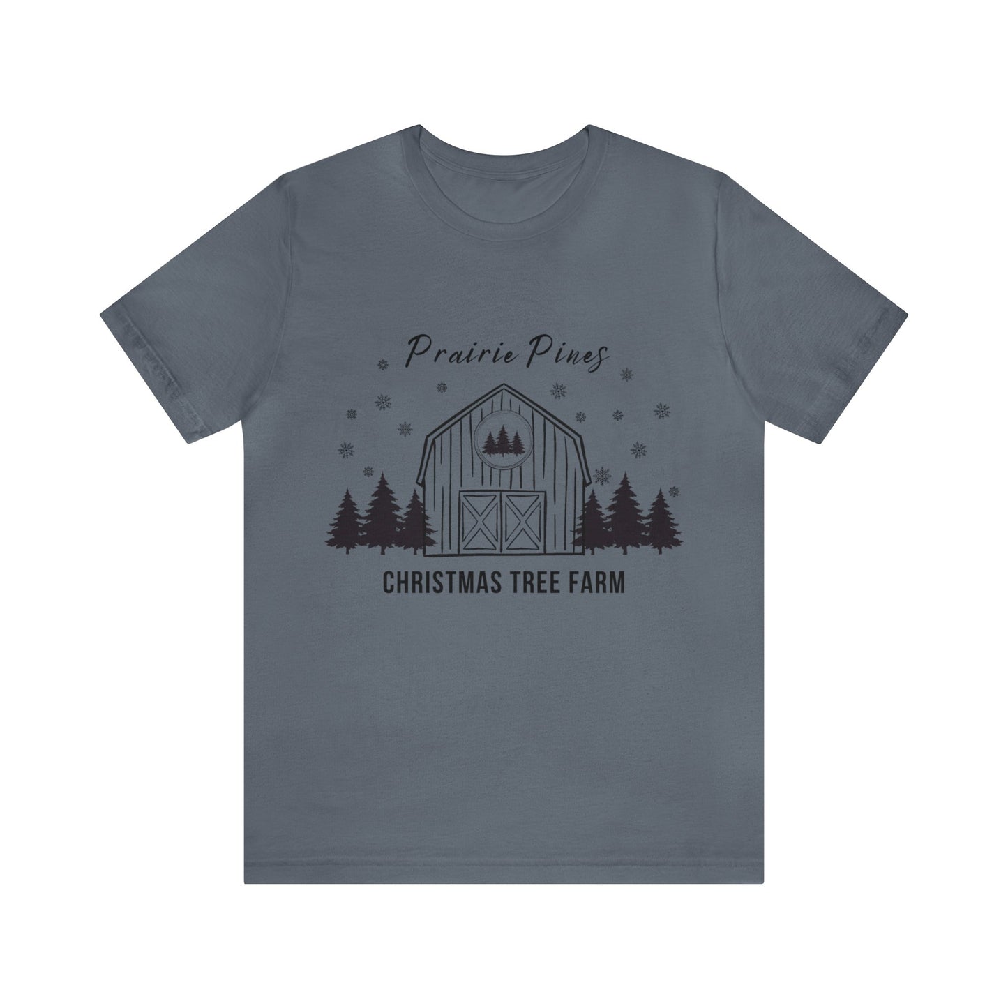 Prairie Pines Black Text - Unisex T-shirt