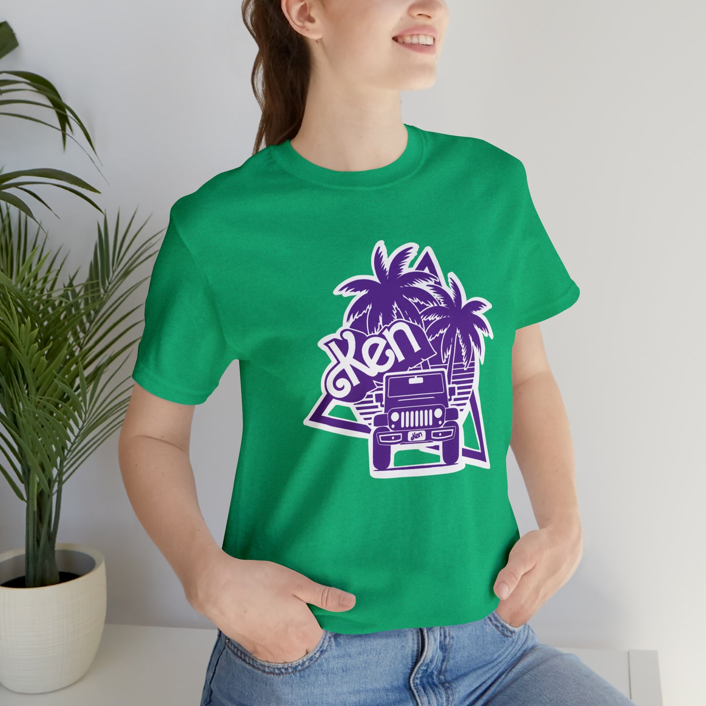 All Purple Ken, Beep Beep KEN Jeep, Unisex Jersey Short Sleeve Tee