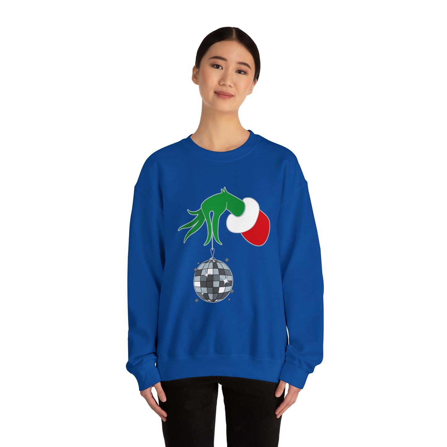 Grinchy Groovy and Bright Jingle Disco Ball - Sweatshirt