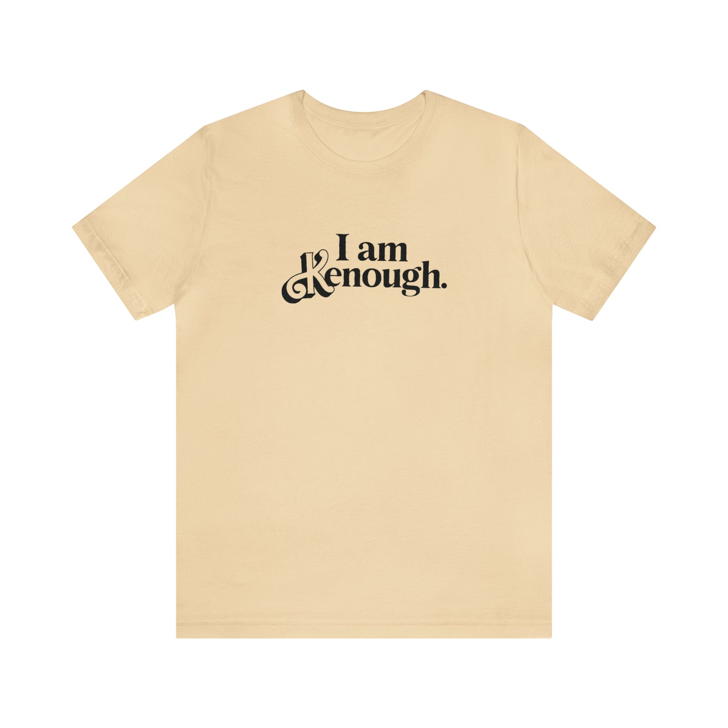 Black Kenough, Unisex Jersey Short Sleeve Tee