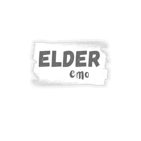 Elder Emo Sticker Version 2,  3" x 3'