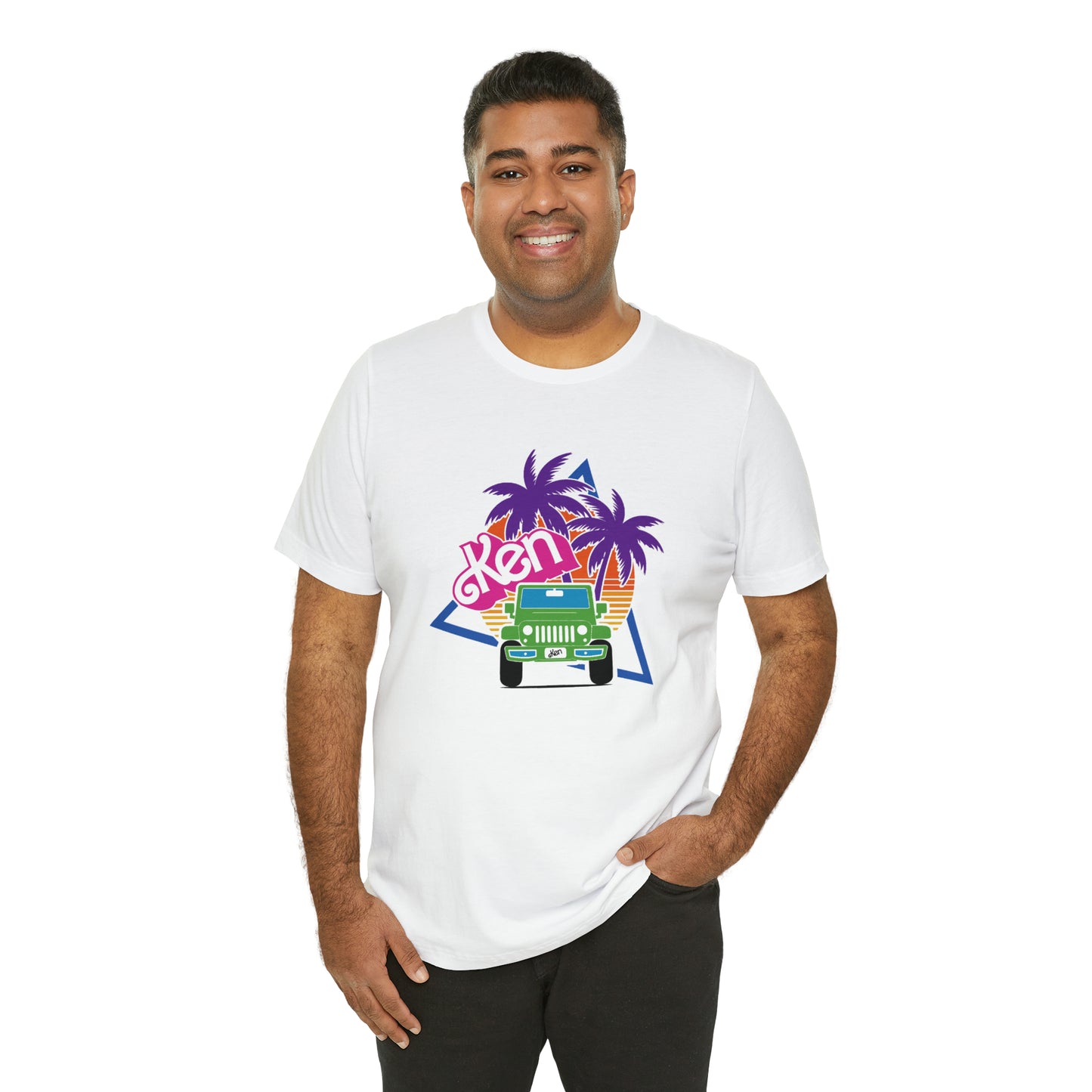 Green Ken, Beep Beep KEN Jeep, Unisex Jersey Short Sleeve Tee