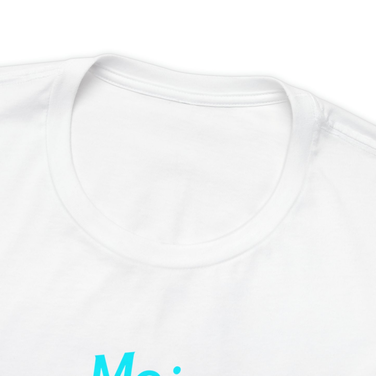 Neon Teal Moon: Mojo Dojo Casa House, Unisex Jersey Short Sleeve Tee