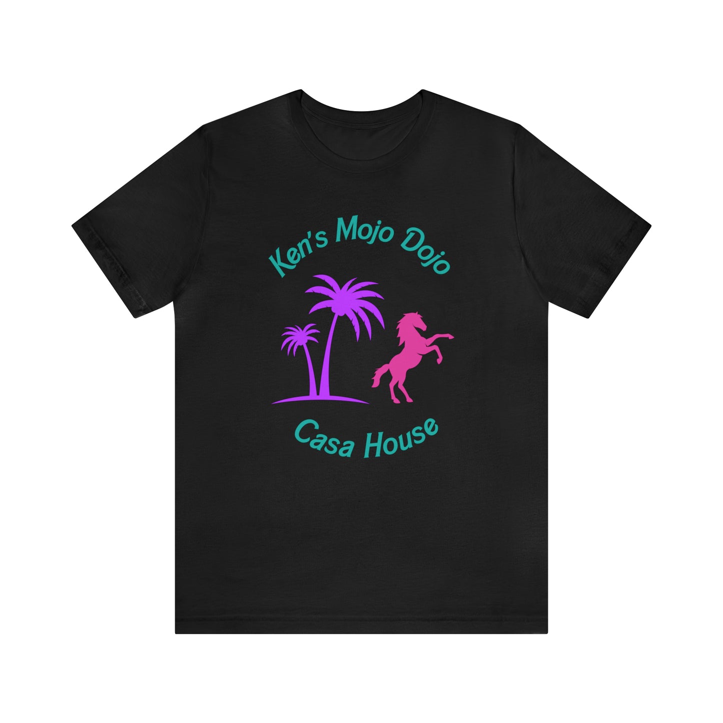 Palm Horse, Mojo Dojo Casa House, Unisex Jersey Short Sleeve Tee