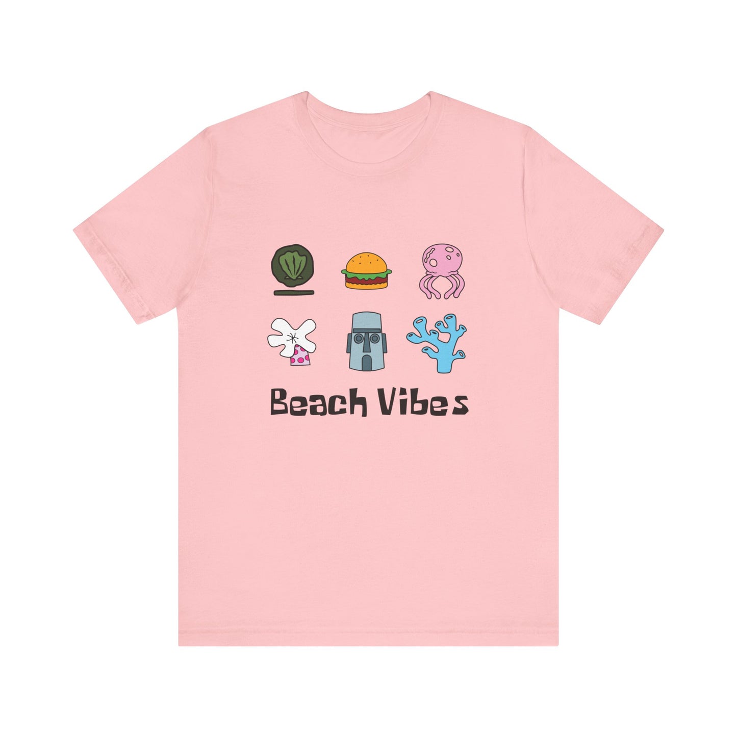 No frame Spongey Beach Vibes - Unisex Shirt