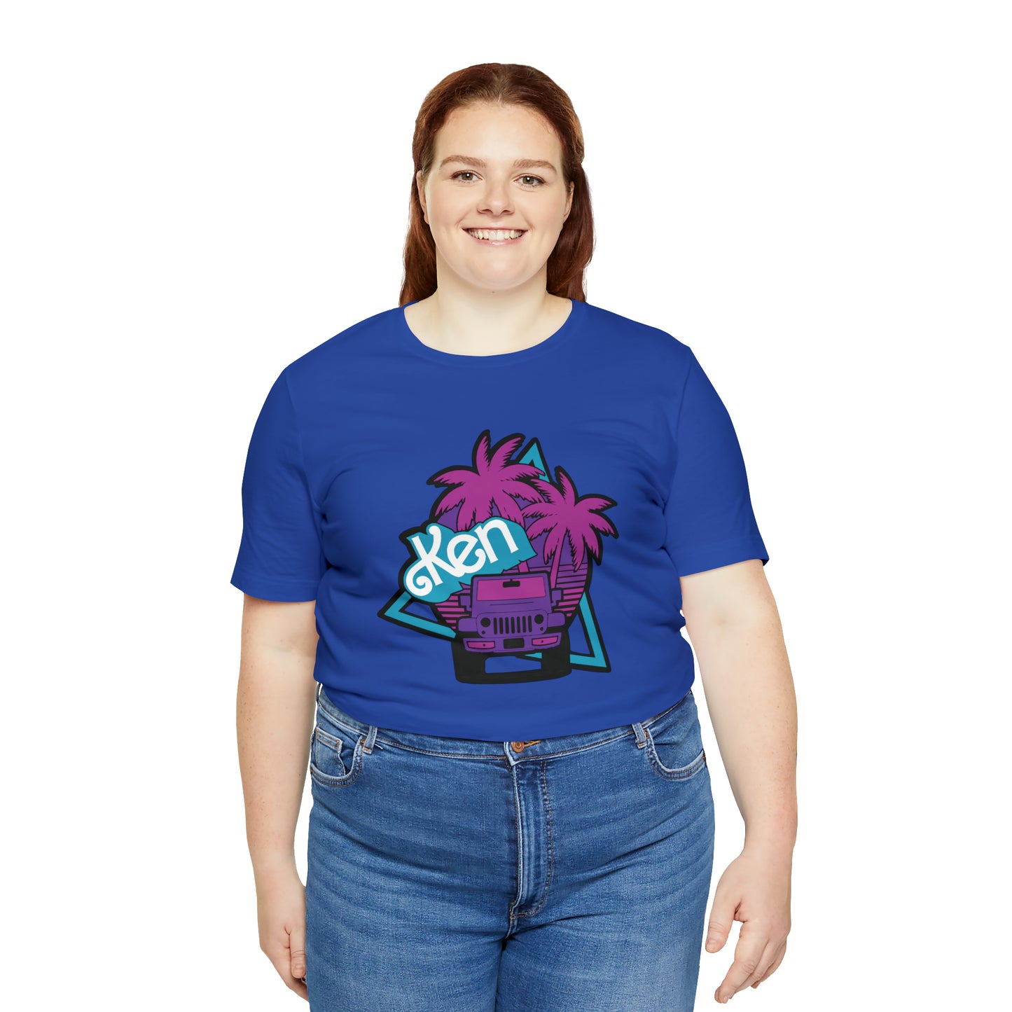 Neon Ken, Beep Beep KEN Jeep, Unisex Jersey Short Sleeve Tee