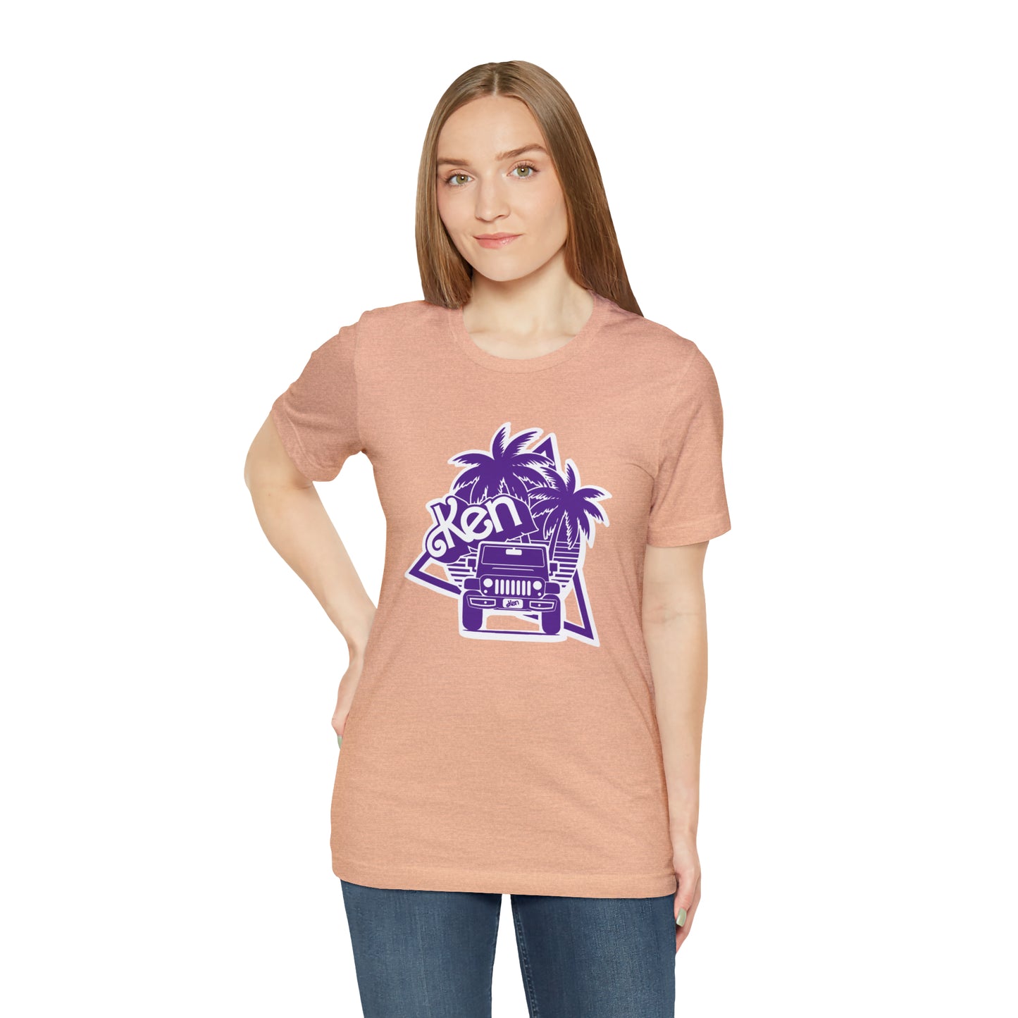 All Purple Ken, Beep Beep KEN Jeep, Unisex Jersey Short Sleeve Tee