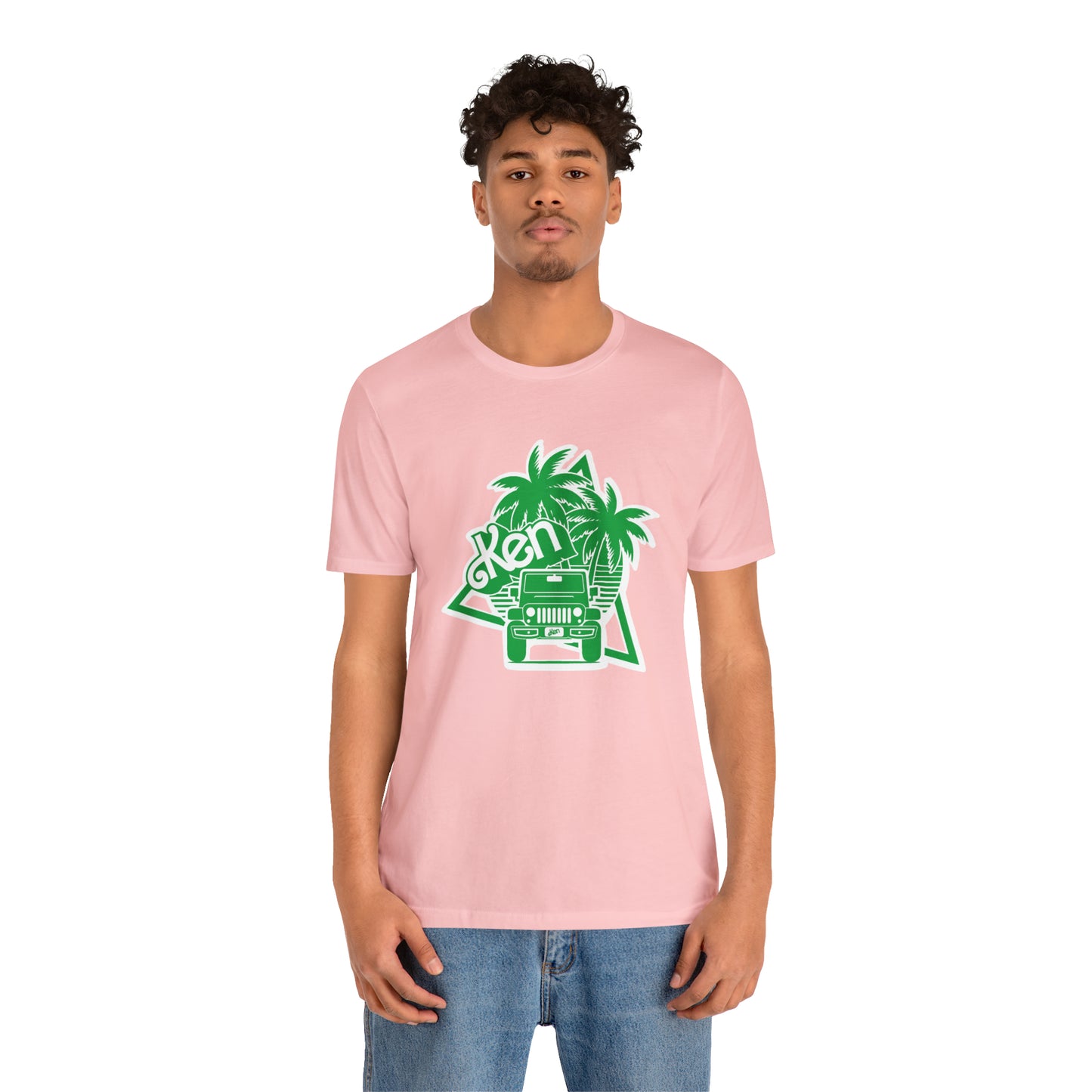 All green Ken, Beep Beep KEN Jeep, Unisex Jersey Short Sleeve Tee