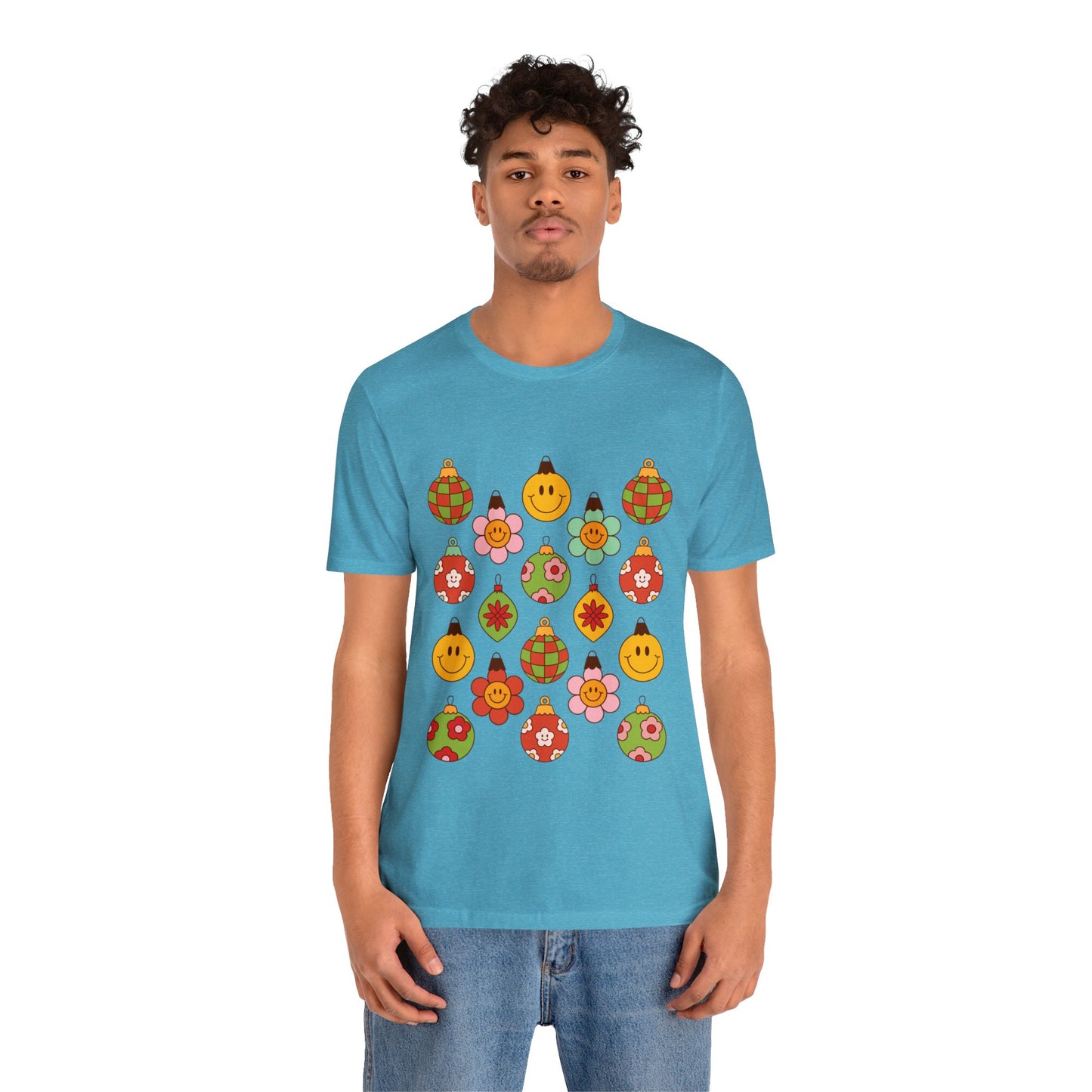 Groovy Christmas with back design - Unisex T-shirt
