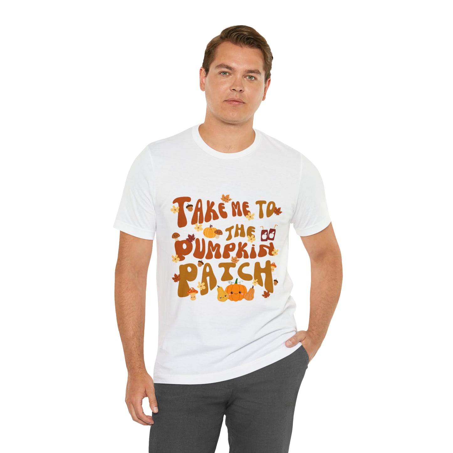 Take me to the Pumpkin Patch, Unisex Jersey Short Sleeve Tee