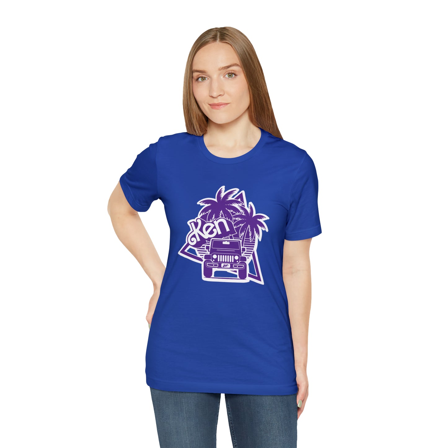 All Purple Ken, Beep Beep KEN Jeep, Unisex Jersey Short Sleeve Tee