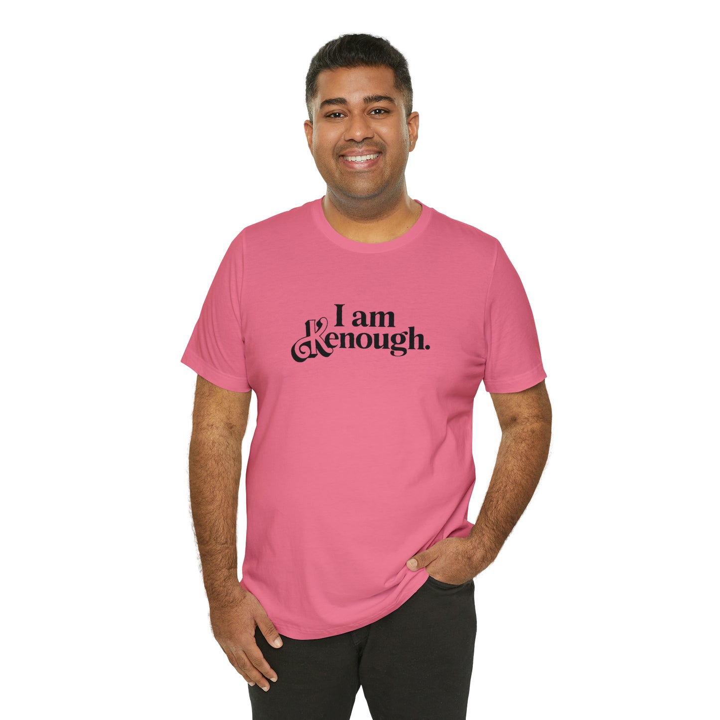 Black Kenough, Unisex Jersey Short Sleeve Tee