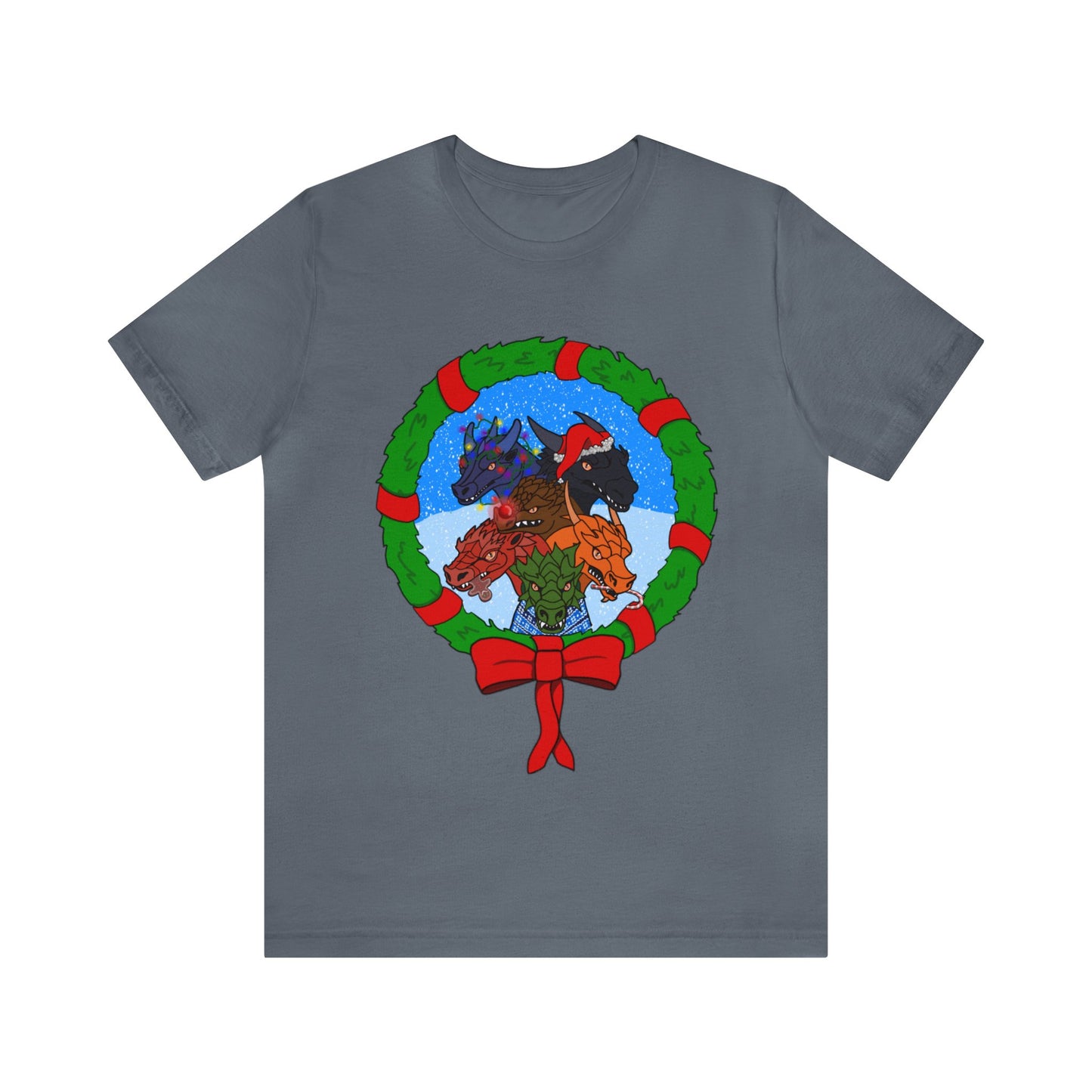 Dragon Christmas with Snowglobe Version - Unisex T-shirt