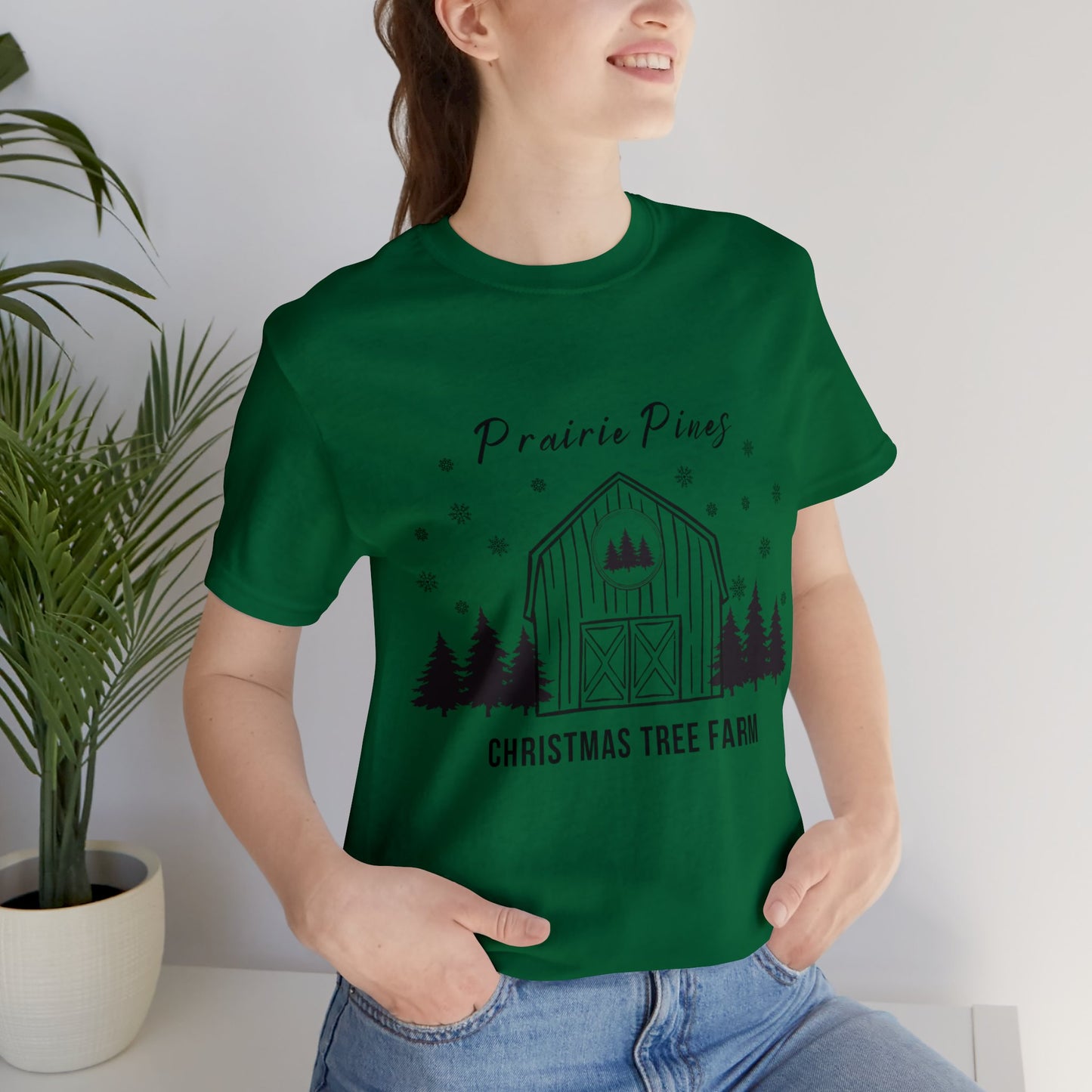 Prairie Pines Black Text - Unisex T-shirt