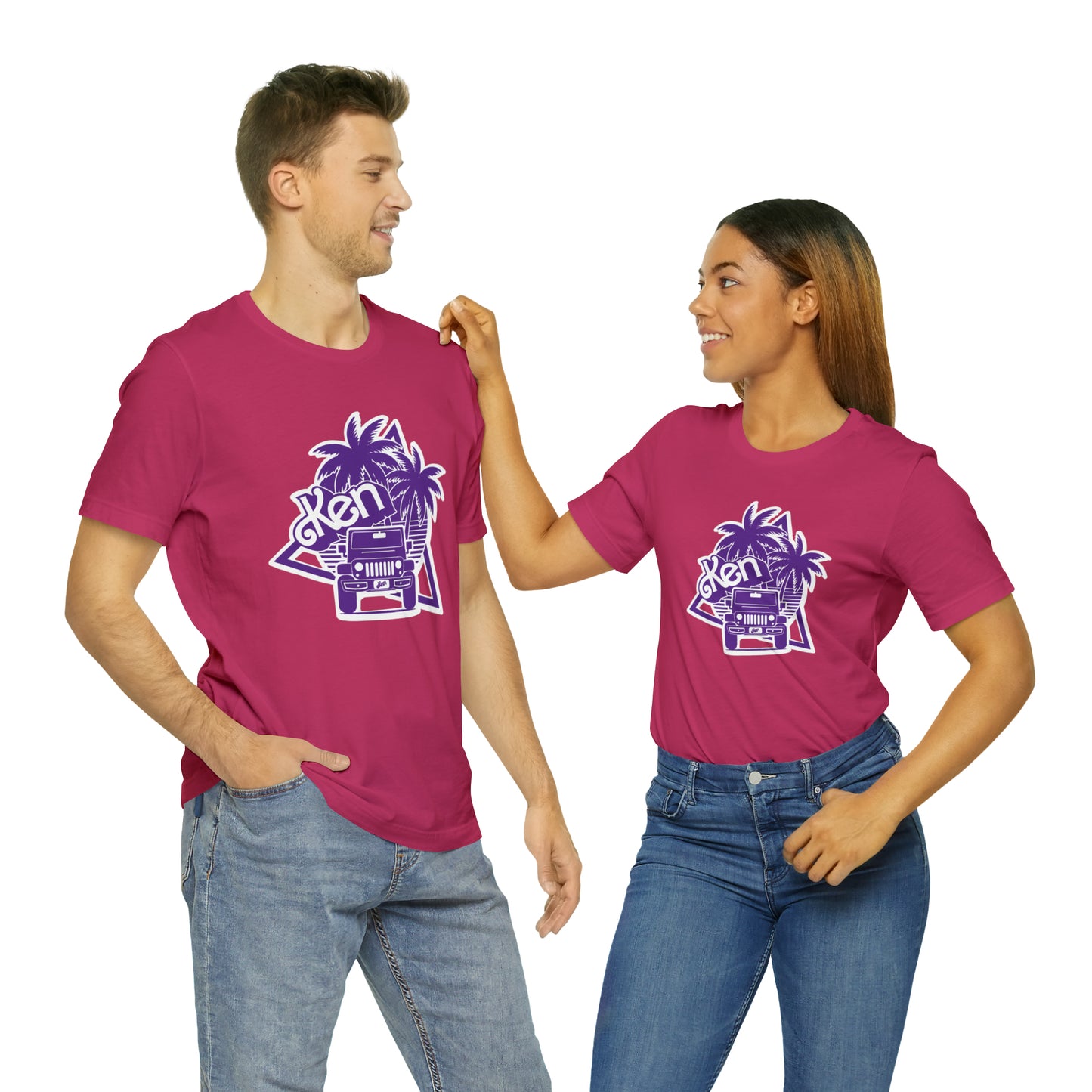 All Purple Ken, Beep Beep KEN Jeep, Unisex Jersey Short Sleeve Tee